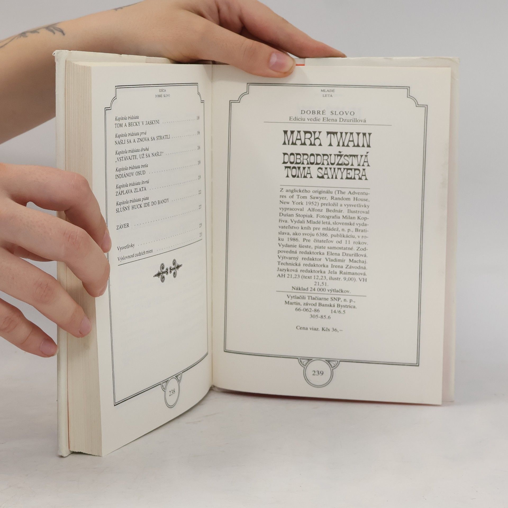 Mark Twain Dobrodružstvá Toma Sawyera