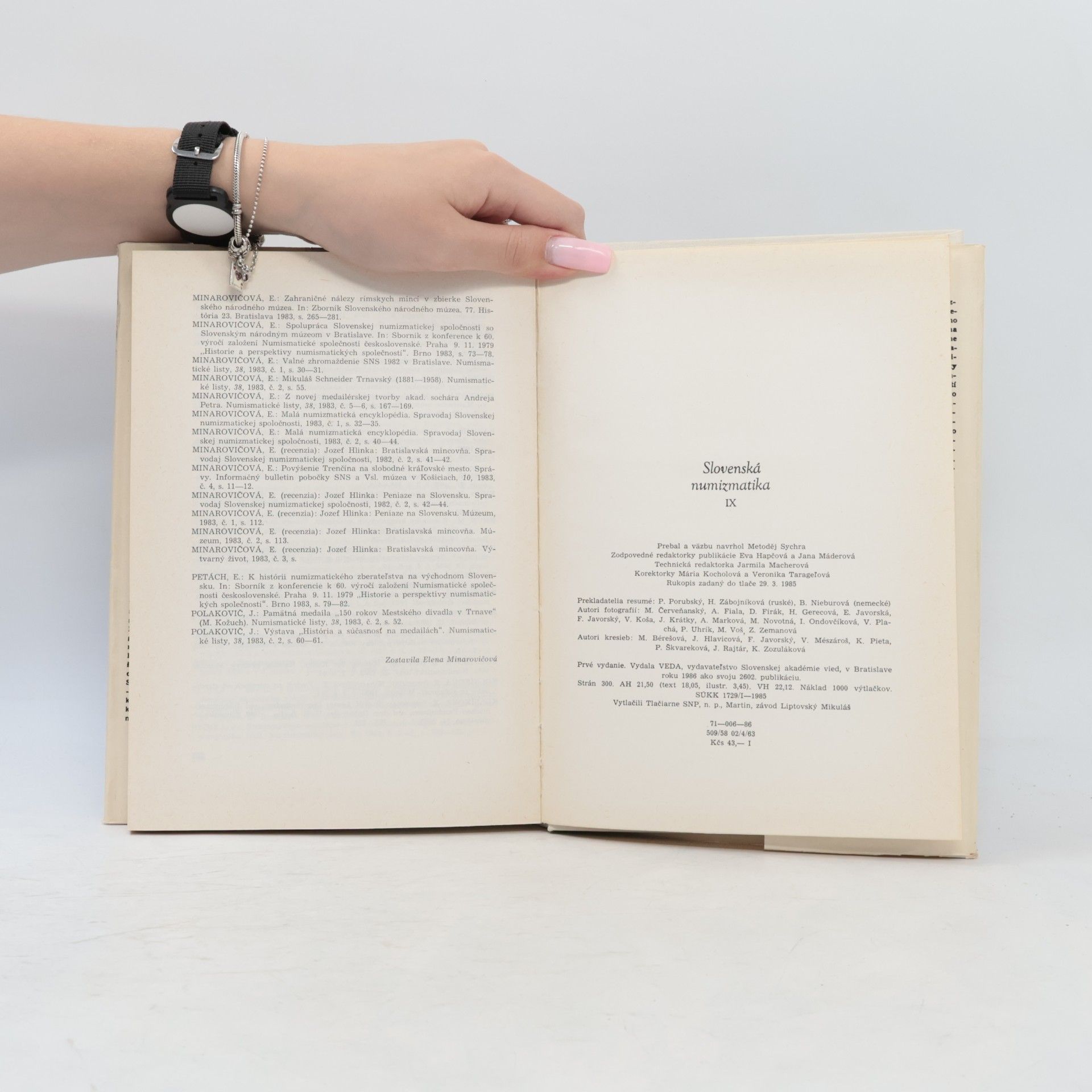 Various authors Slovenská numizmatika IX