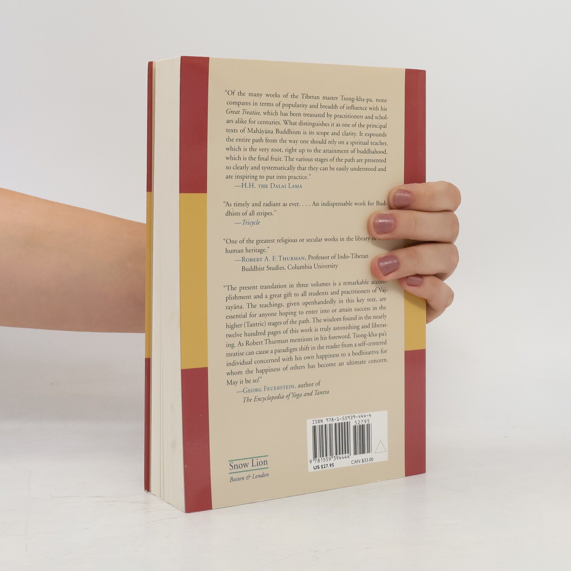 Tsong-kha-pa Great Treatise on the Stages of the Path to Enlightenment