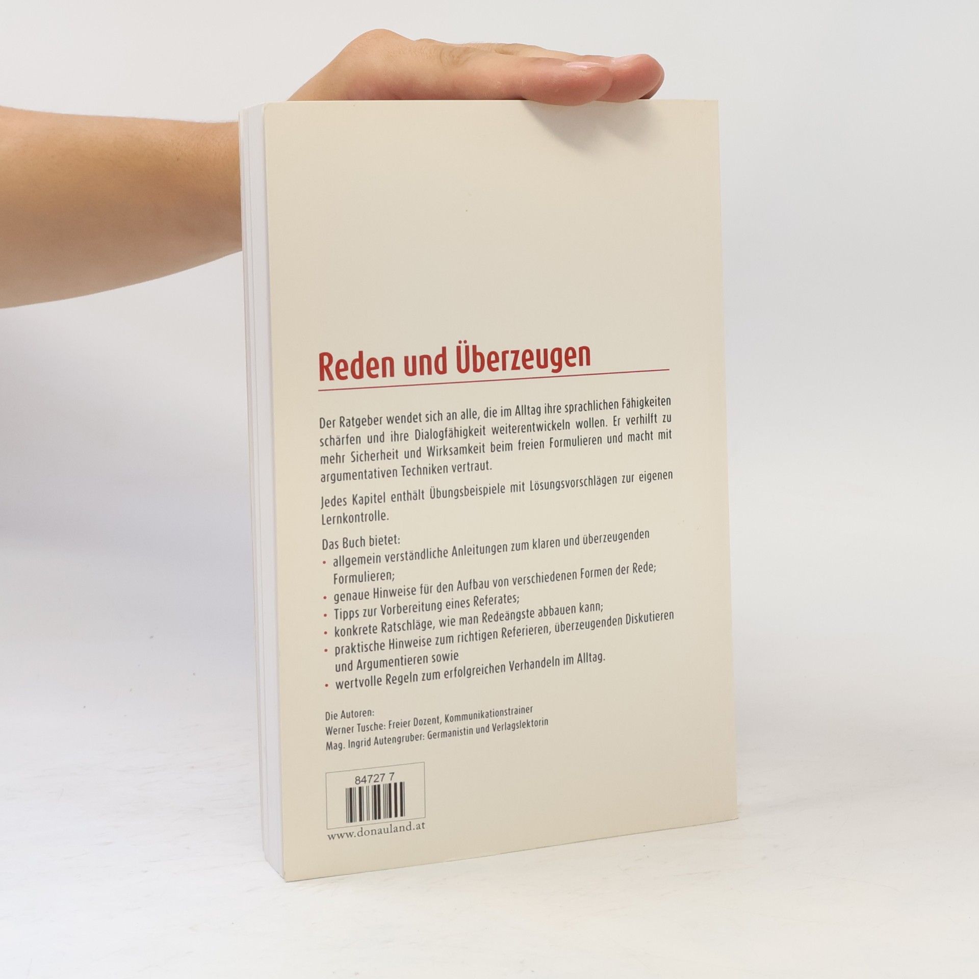 Werner Tusche Reden und Überzeugen