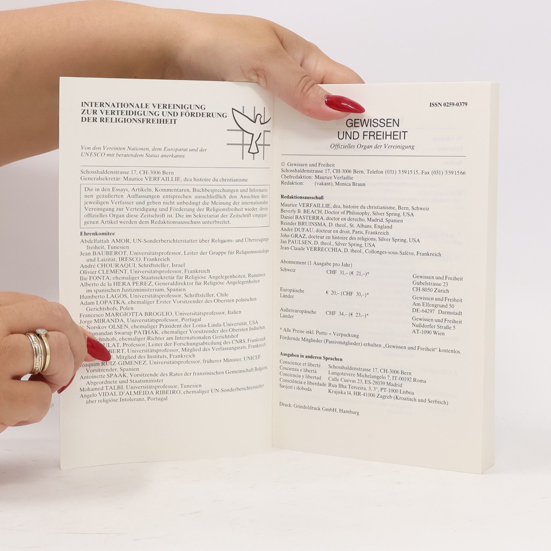 Autorenkollektiv Gewissen und Freiheit