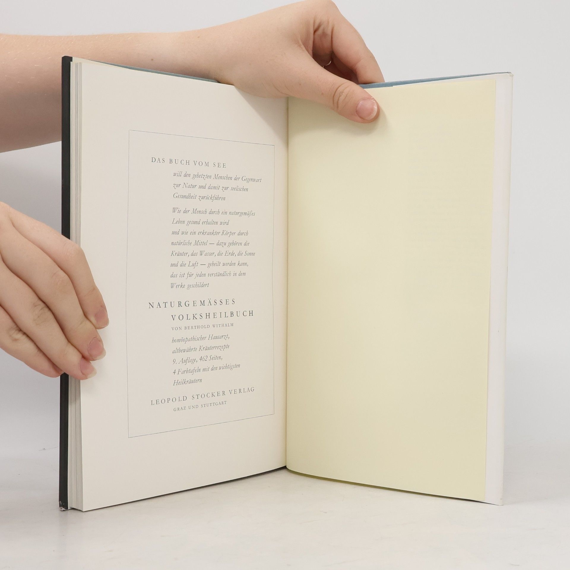 Rudolf Hartlieb Das Buch vom See