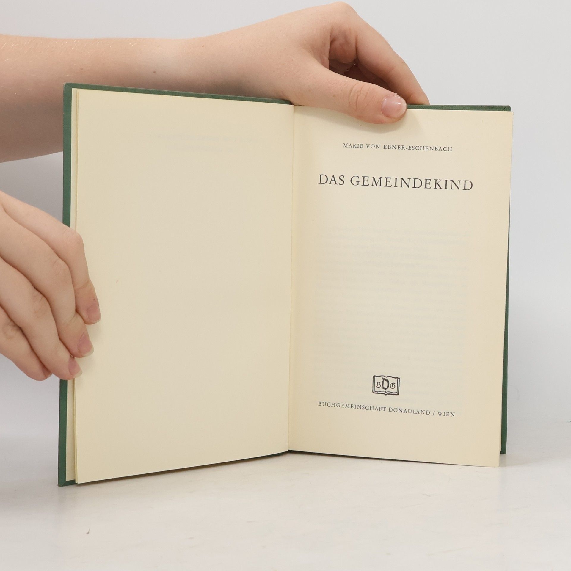 Marie von Ebner-Eschenbach Das Gemeindekind