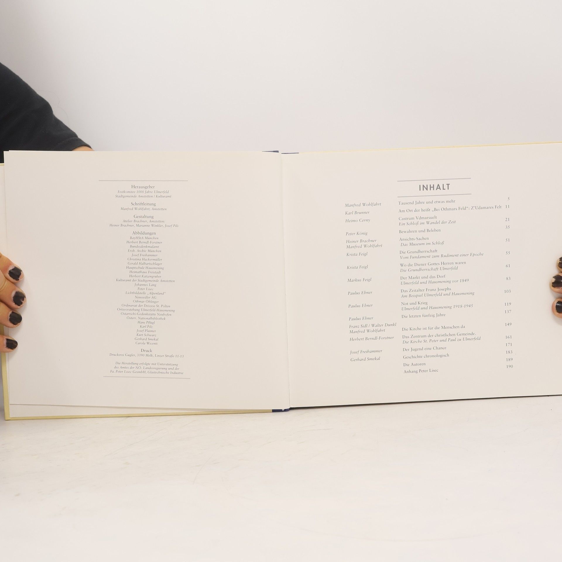 Manfred Wohlfarht Festschrift Ulmerfeld 995–1995