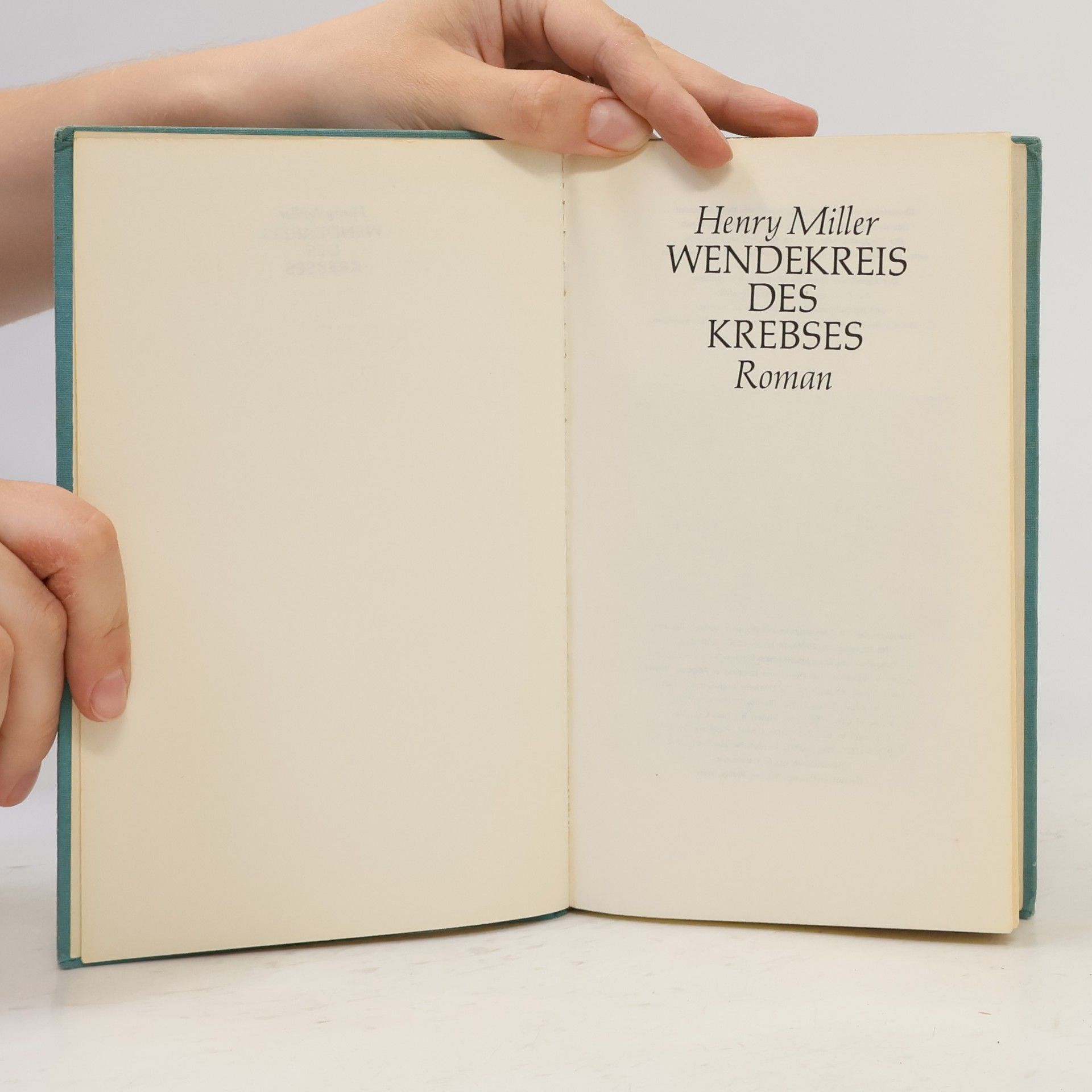 Henry Miller Wendekreis des Krebses