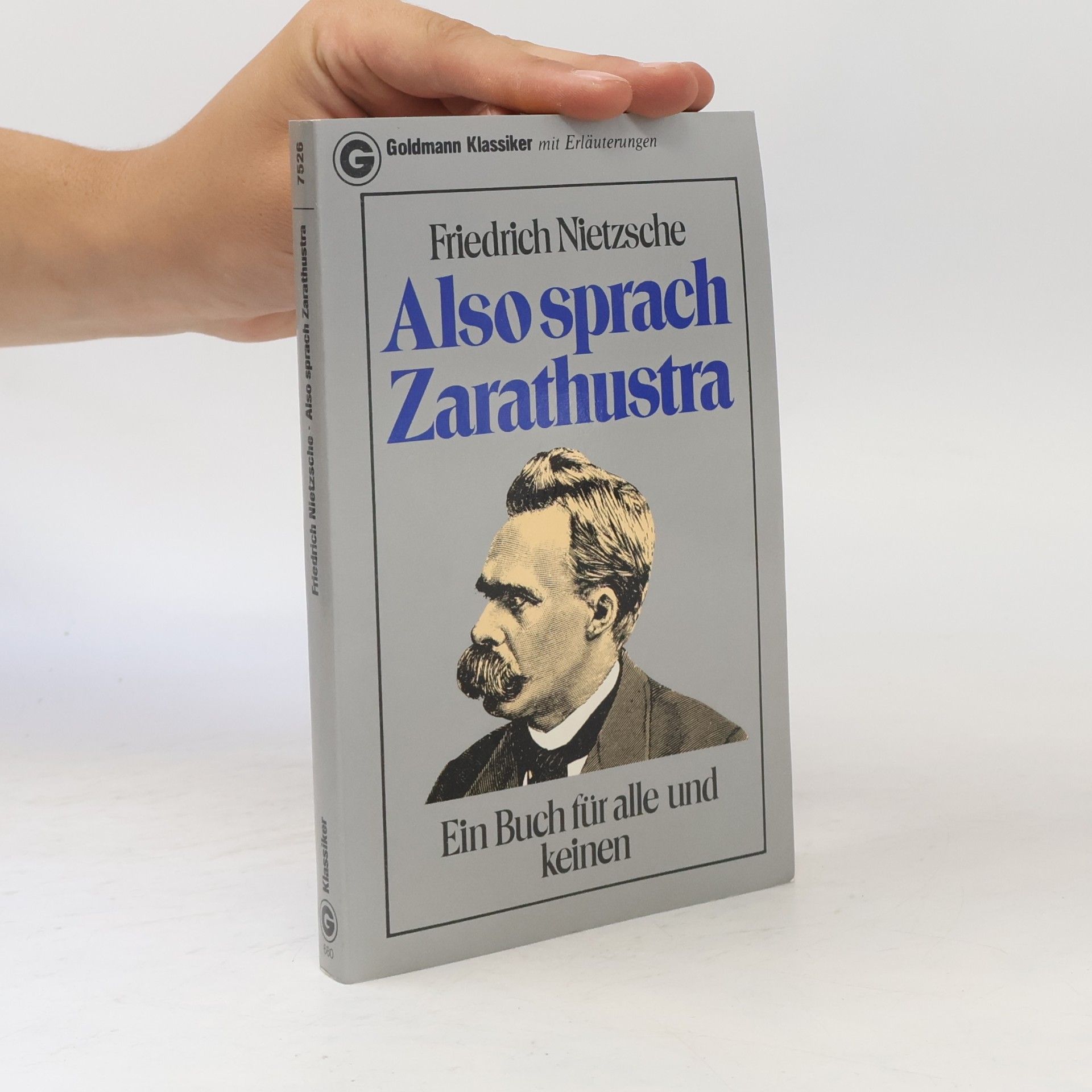 Friedrich Nietzsche Also sprach Zarathustra