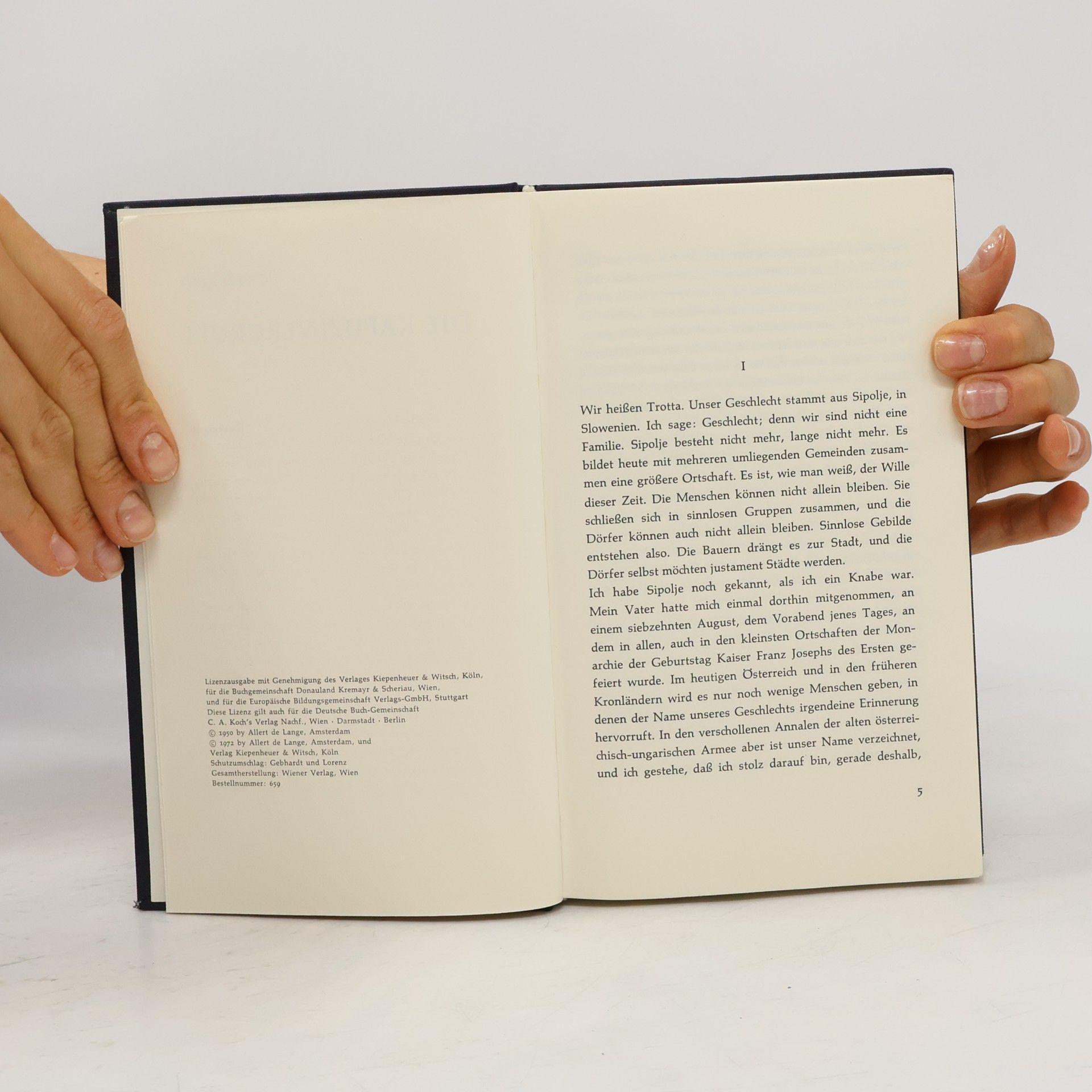 Joseph Roth Die Kapuzinergruft