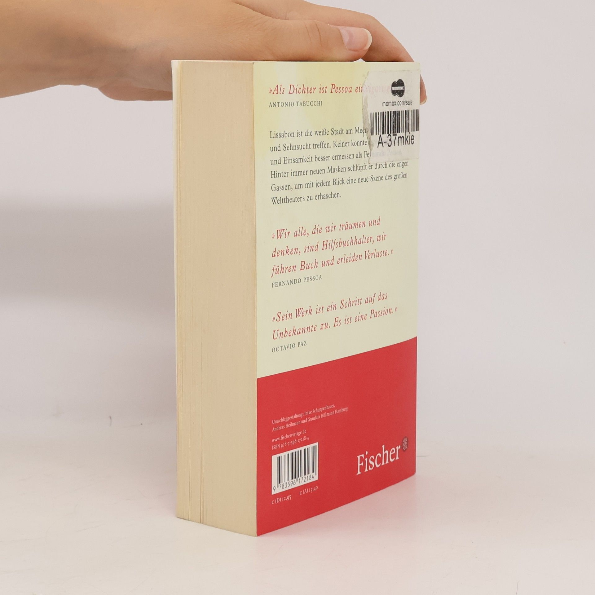Fernando Pessoa Das Buch der Unruhe des Hilfsbuchhalters Bernardo Soares