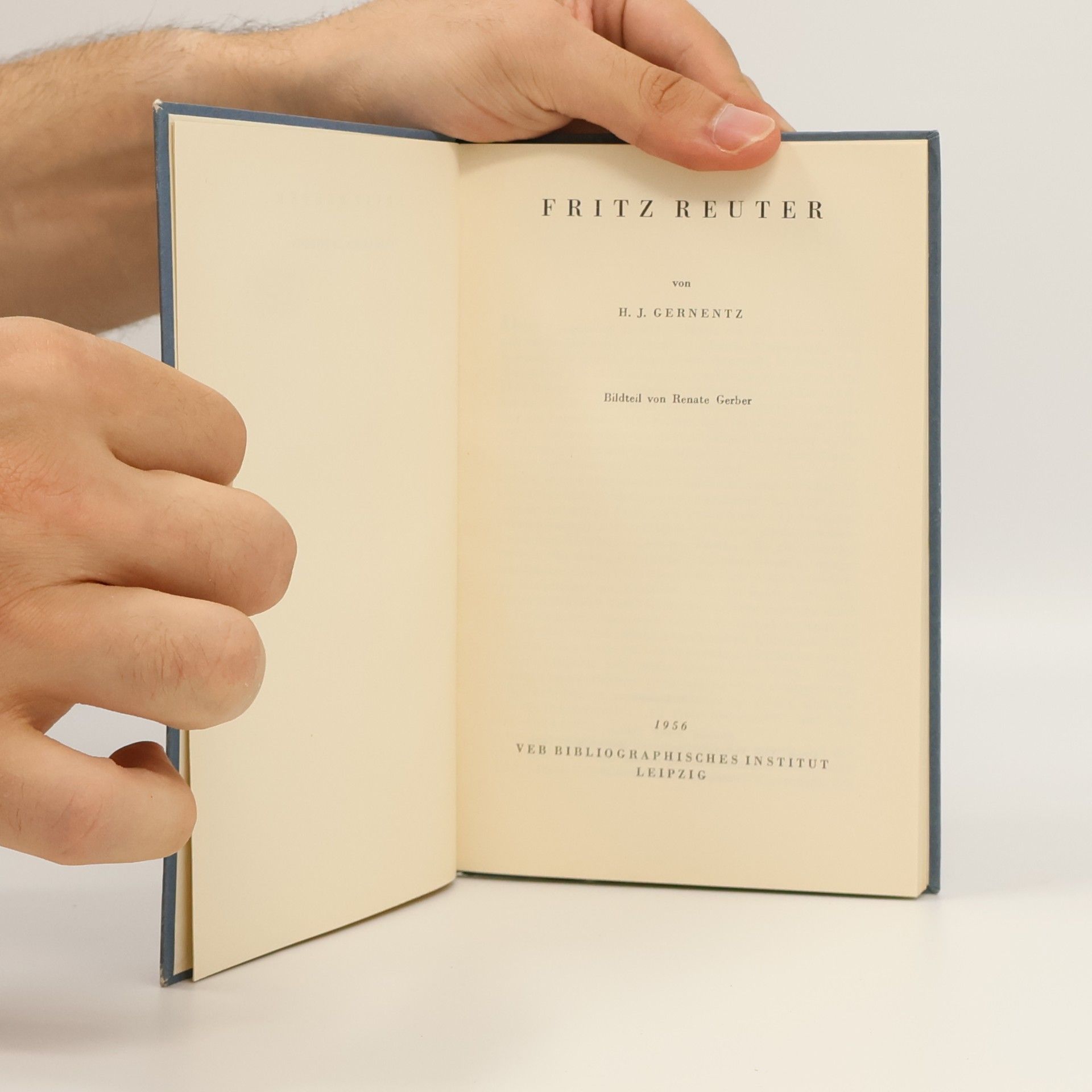 Fritz Reuter Fritz Reuter. Sein Leben in Bildern