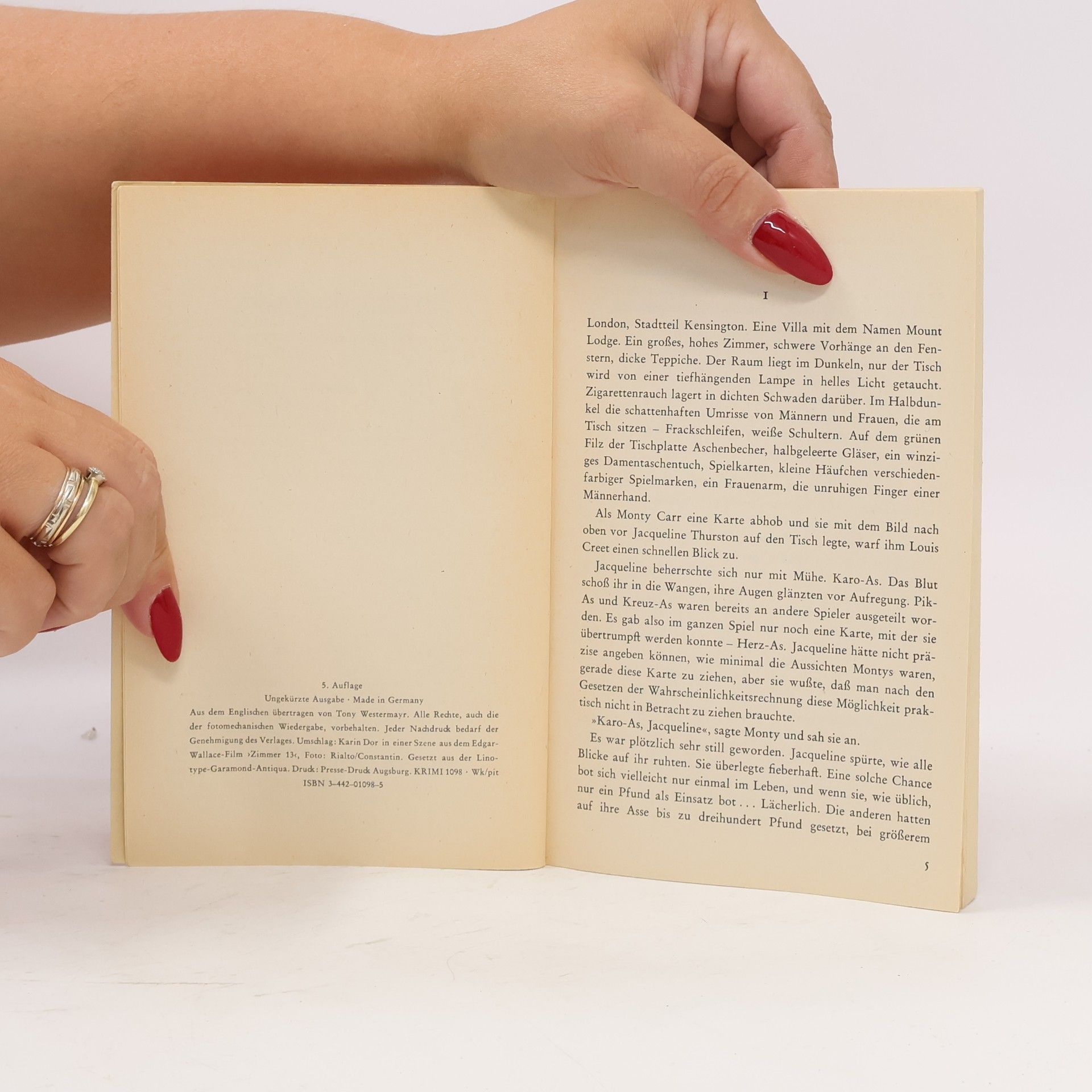 Edgar Wallace Lotterie des Todes