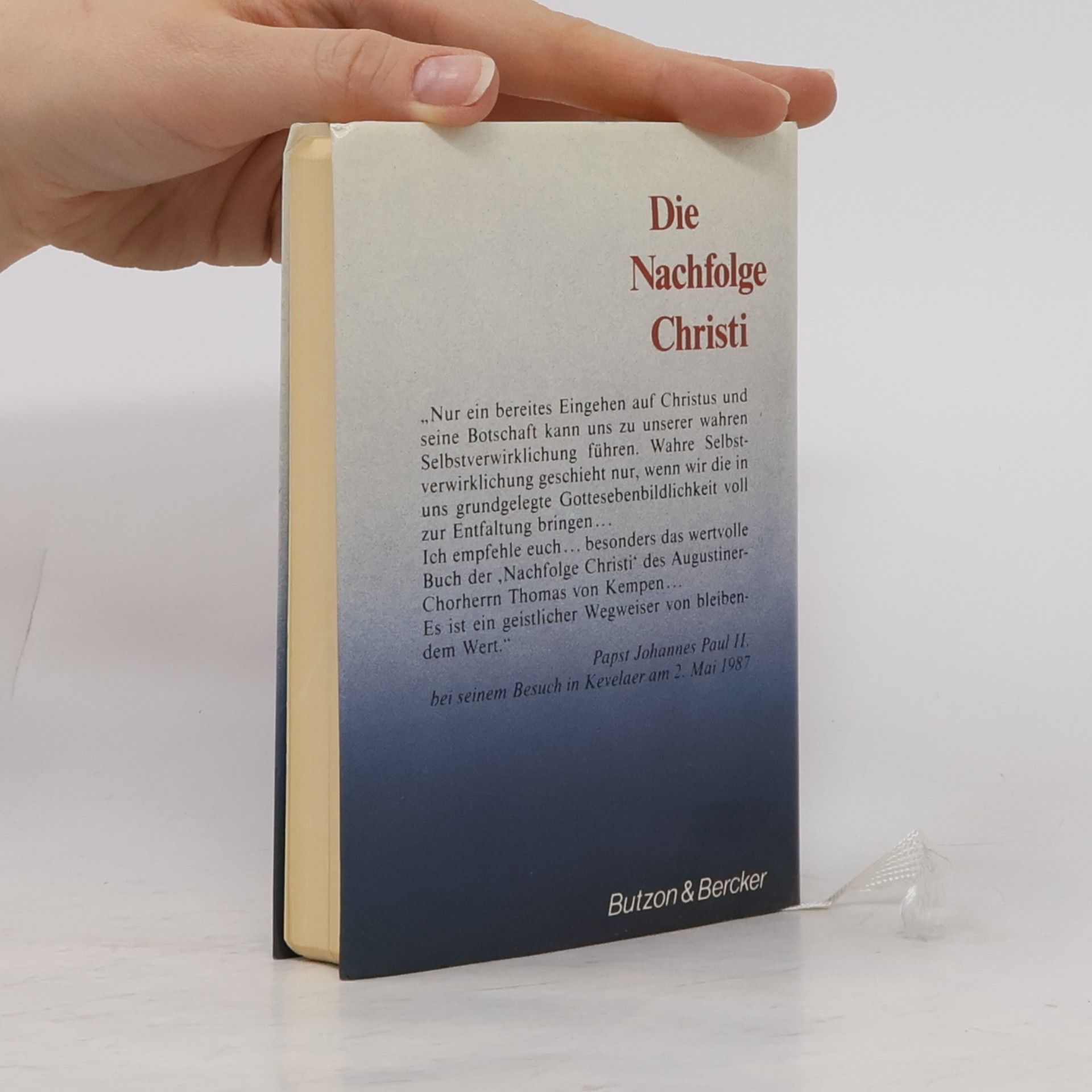 Thomas von Kempen Die Nachfolge Christi
