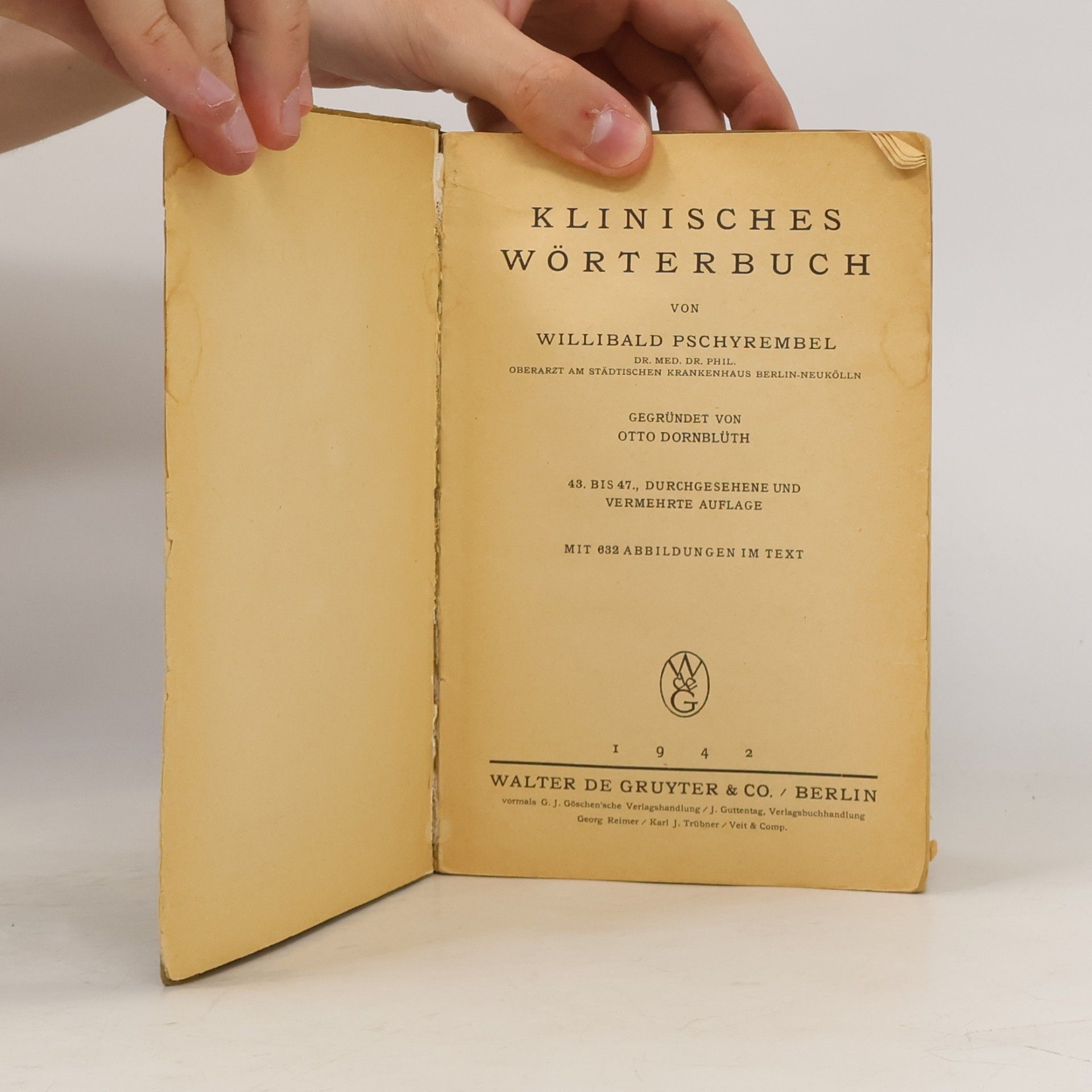 Willibald Pschyrembel Klinisches Wörterbuch