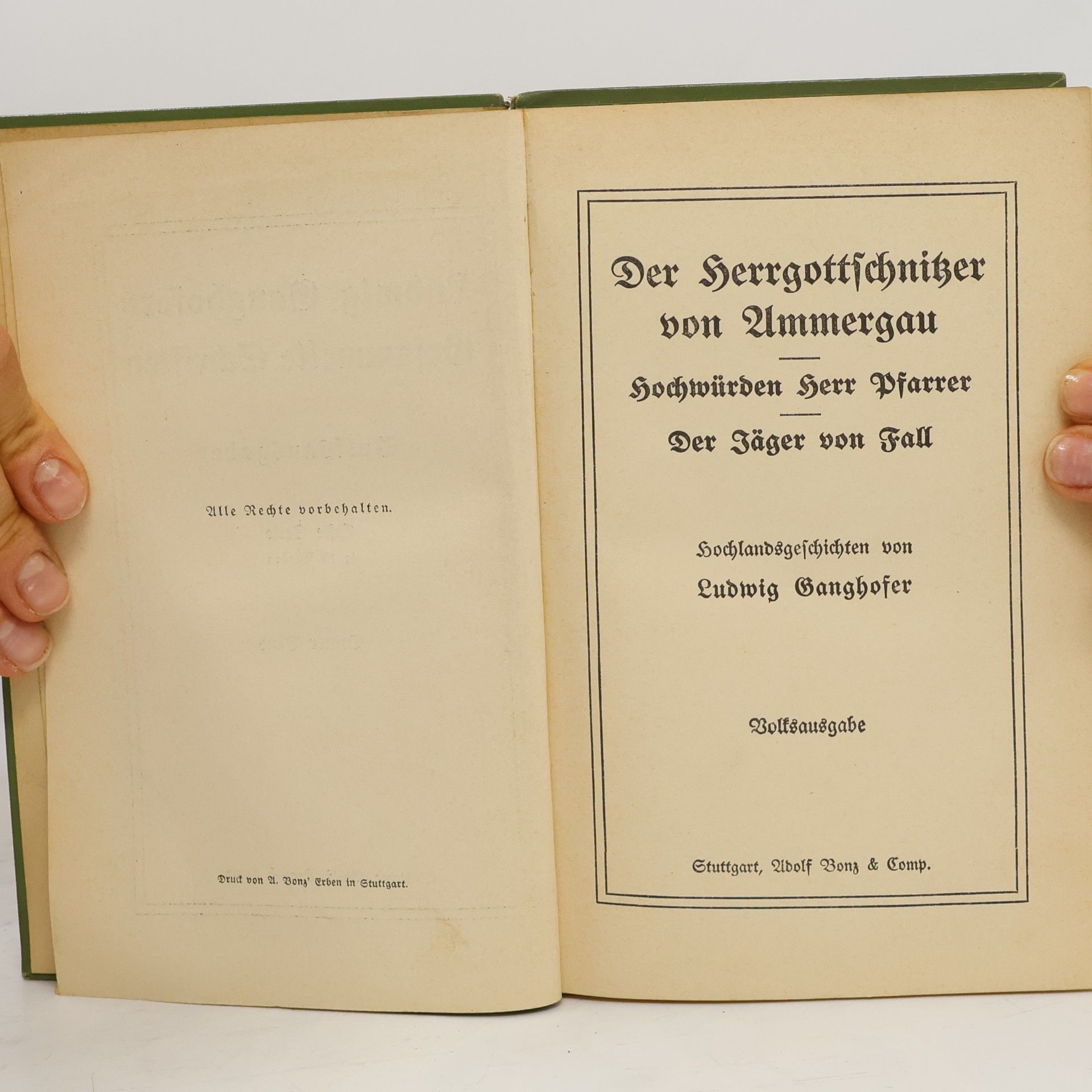 Ludwig Ganghofer Gesammelte Schriften. Band 3 & 4