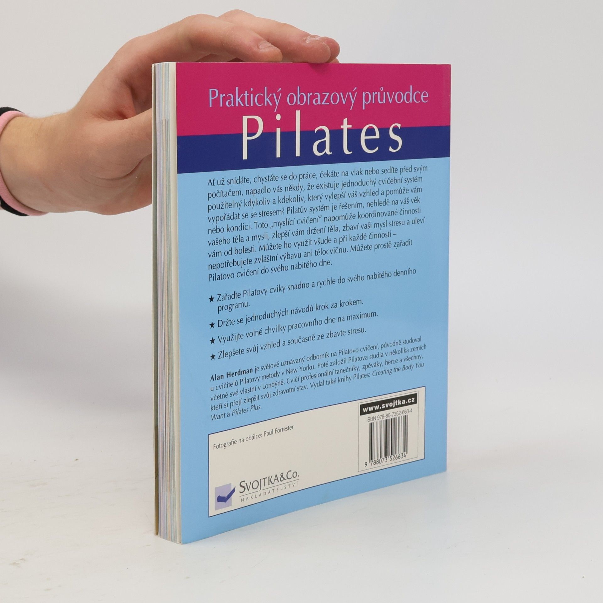 Alan Herdman Pilates praktický obrazový průvodce