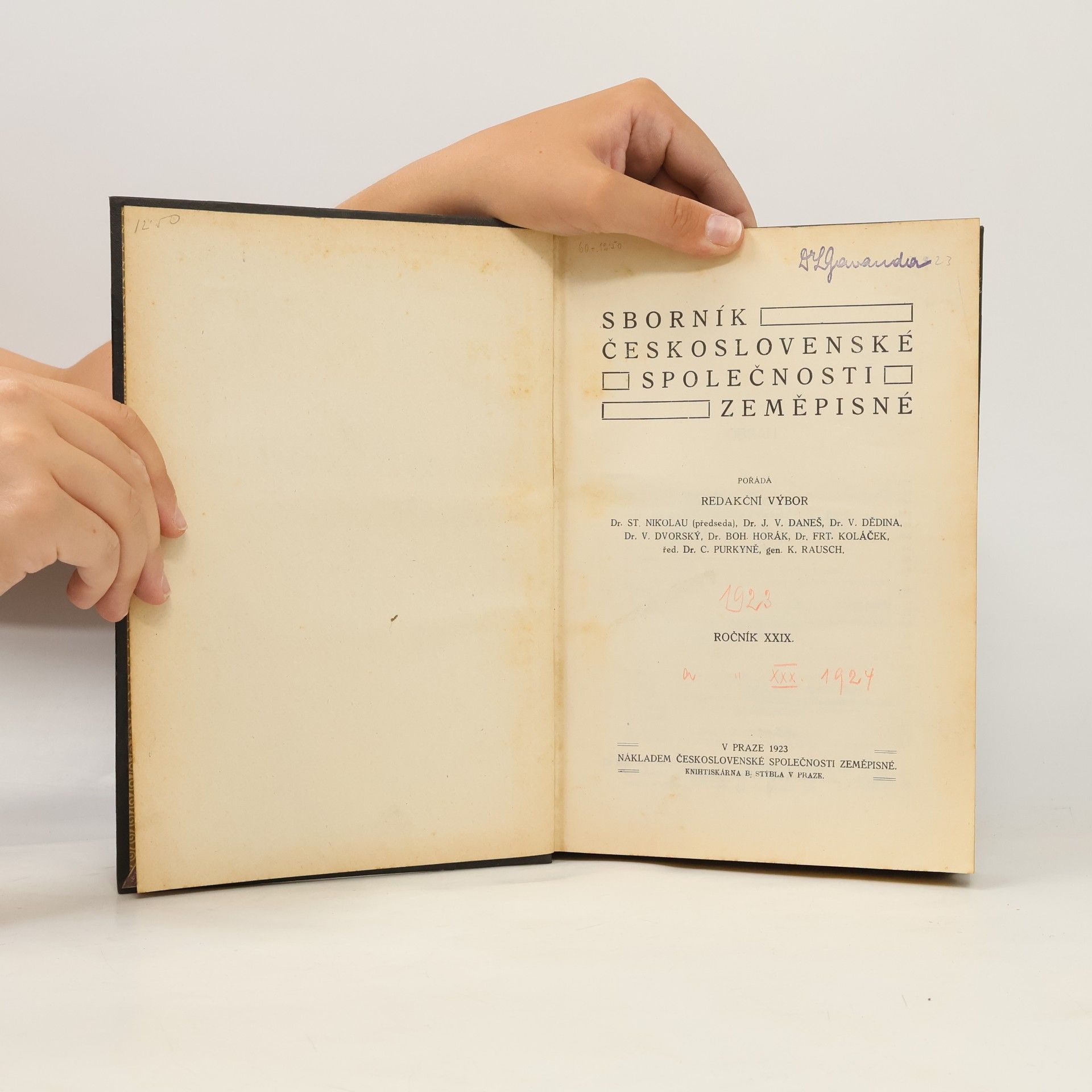 Kolektiv autorů Sborník Československé společnosti zeměpisné