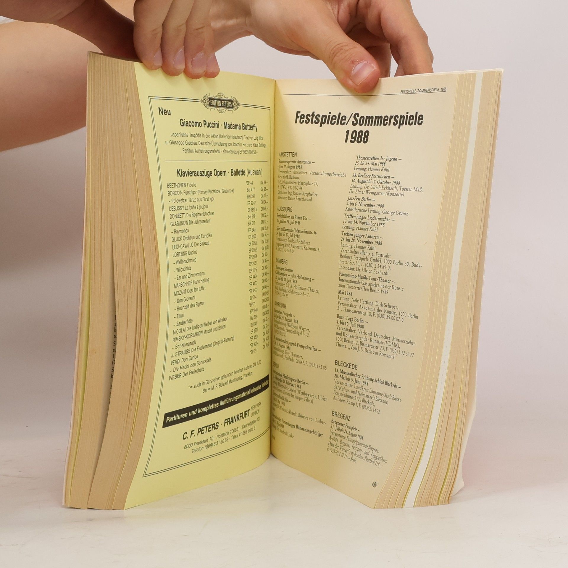 kolektiv Deutsches Bühnen Jahrbuch 1988
