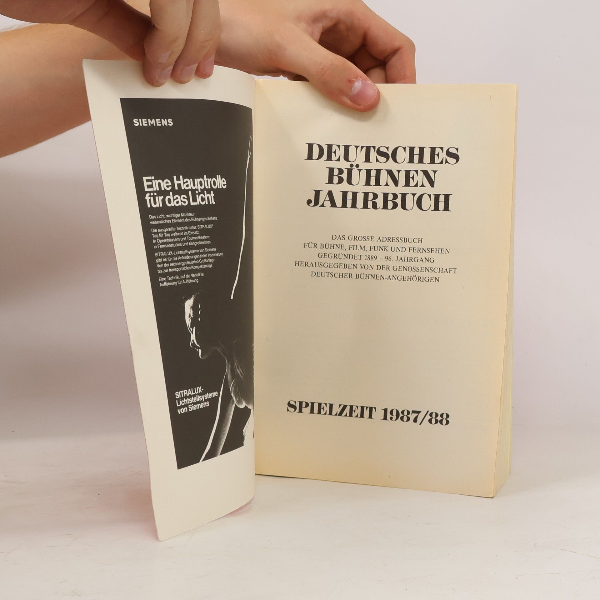 kolektiv Deutsches Bühnen Jahrbuch 1988