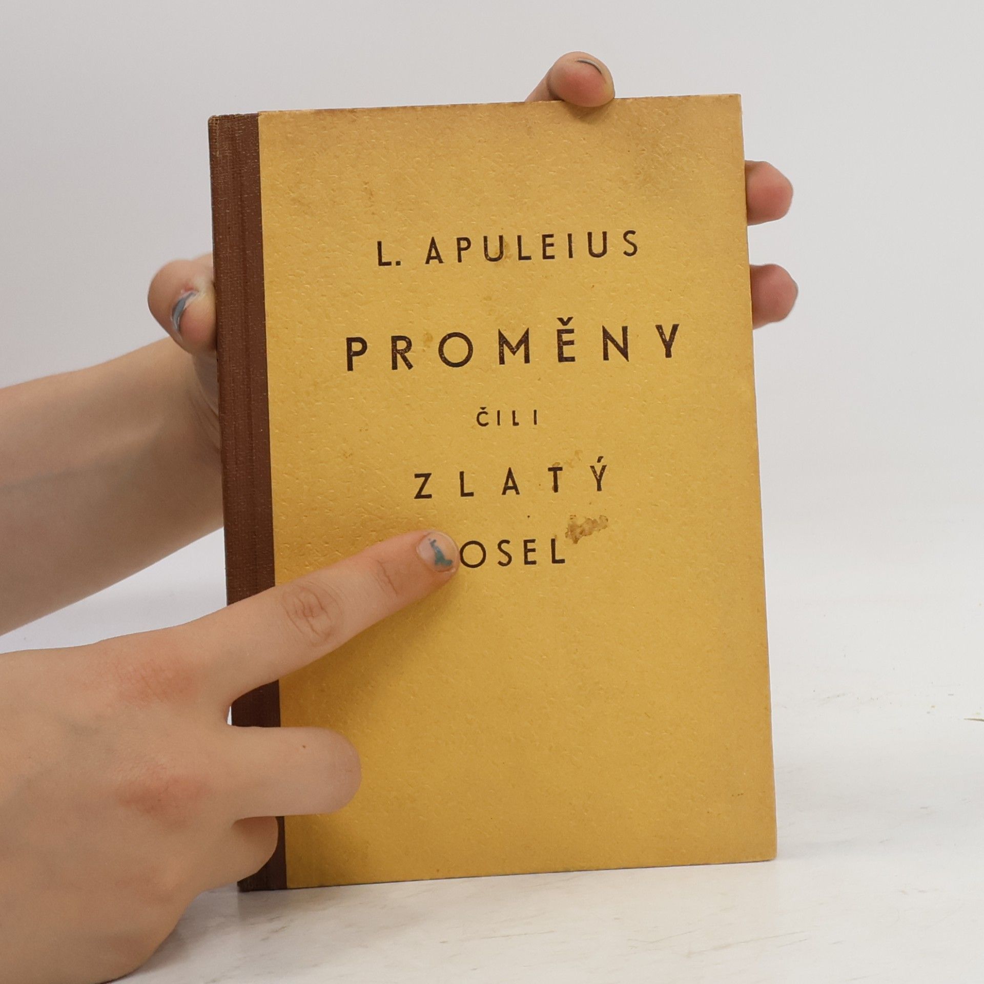 Lucius Apuleius z. Madaury Proměny čili zlatý osel I.