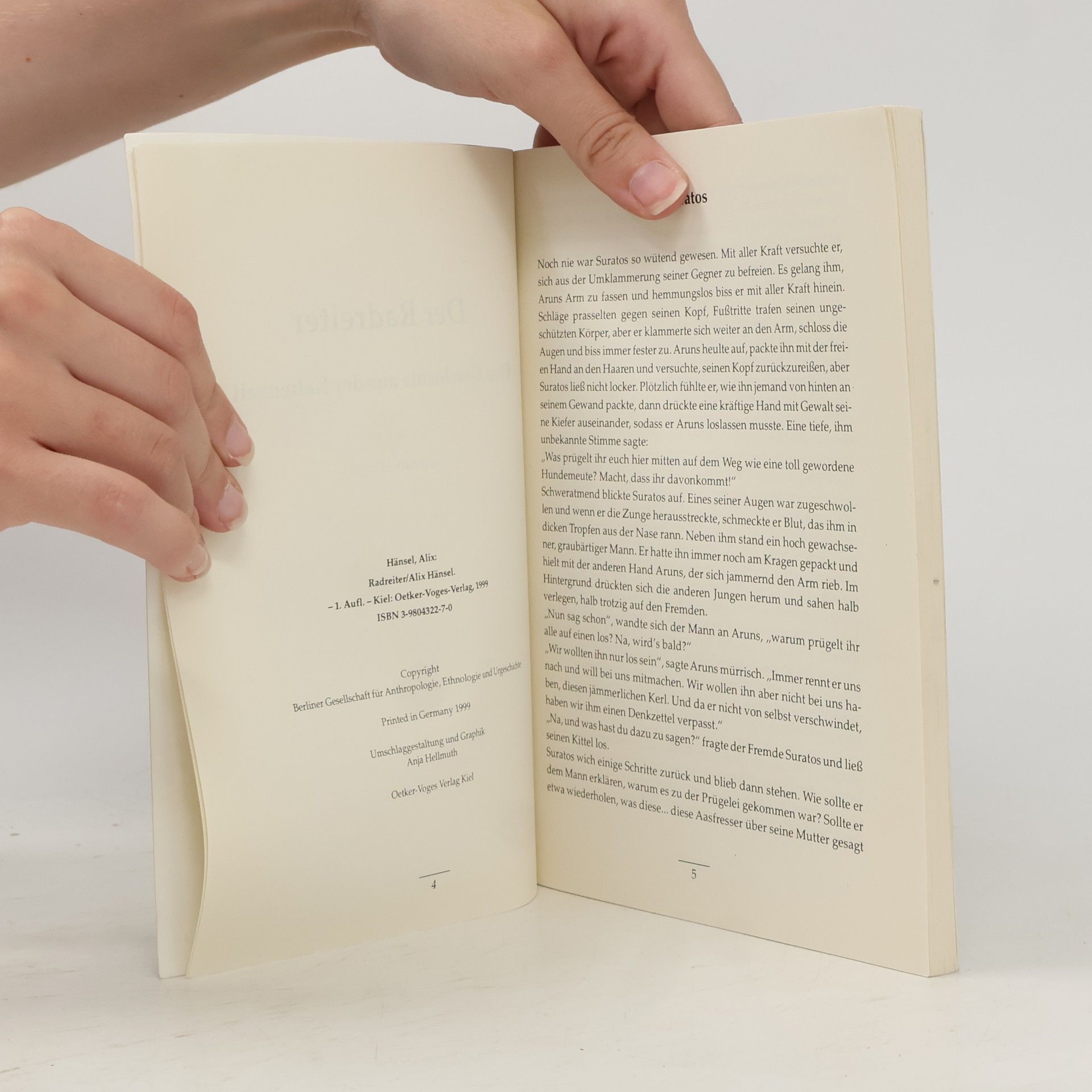 Alix Hänsel Der Radreiter. Eine Geschichte aus der Keltenzeit