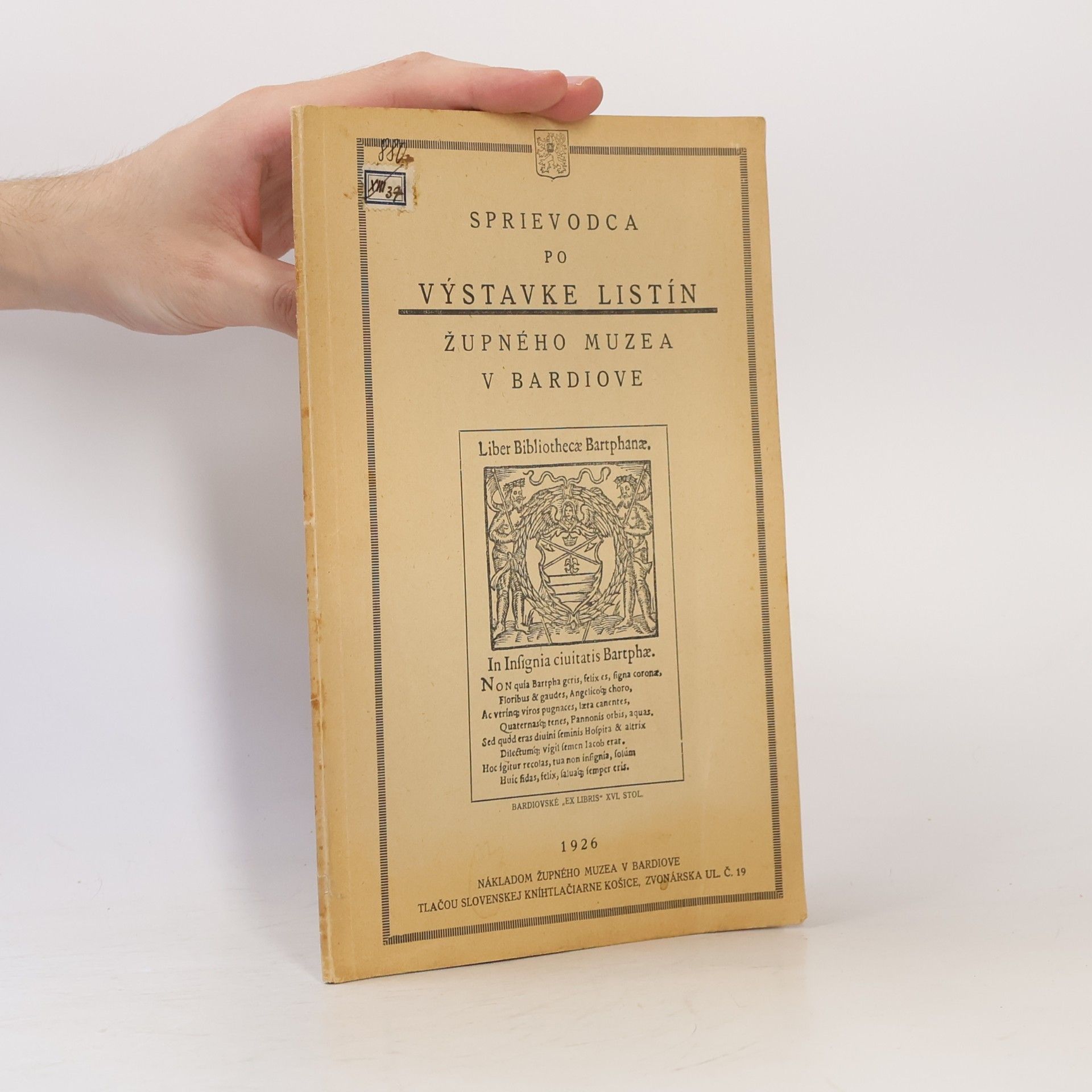 Collectif d'auteurs Sprievodca po výstavke listín Župného muzea v Bardiov