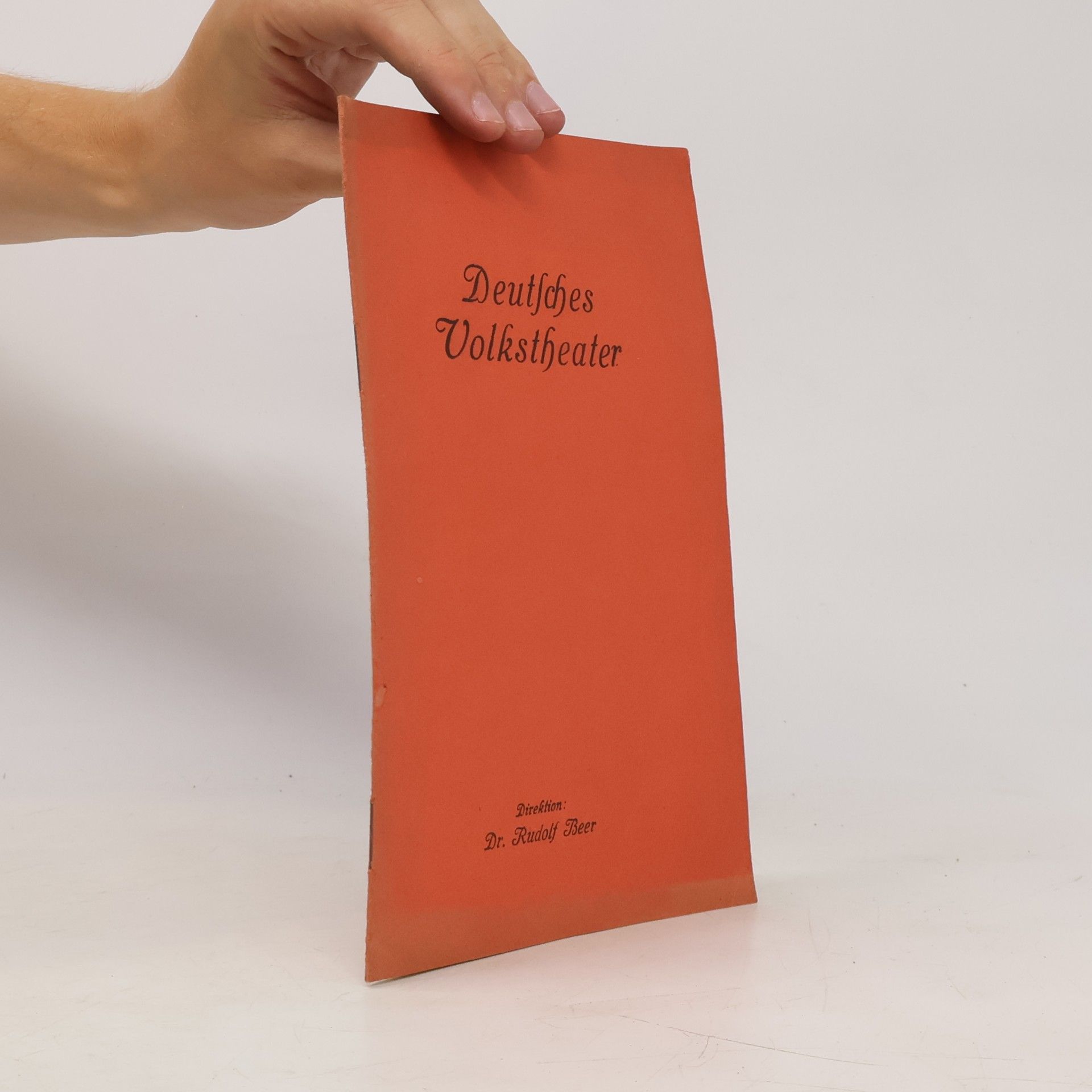 Rudolf Beer Deutsches Volkstheater