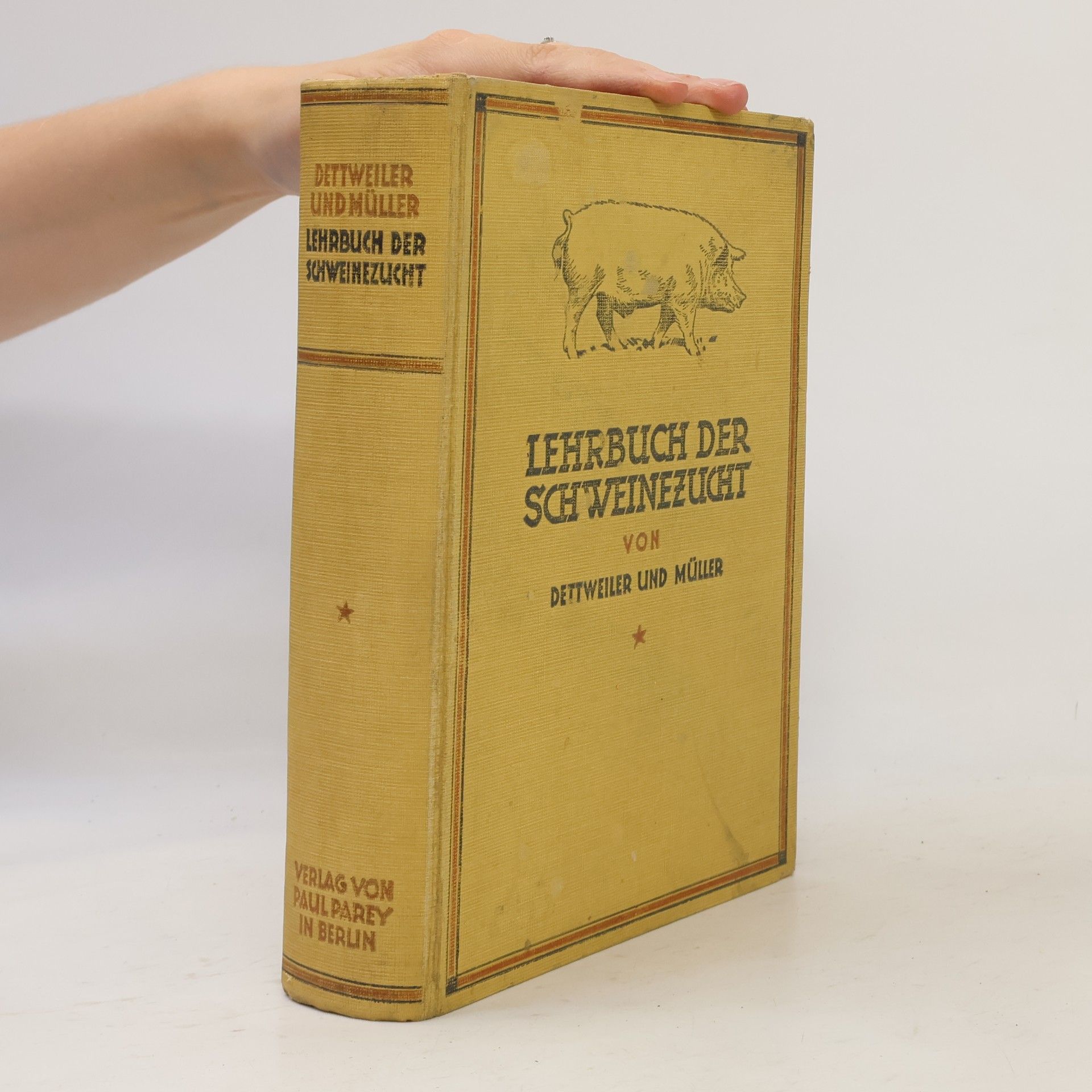 Friedrich Dettweiler Lehrbuch der Schweinezucht