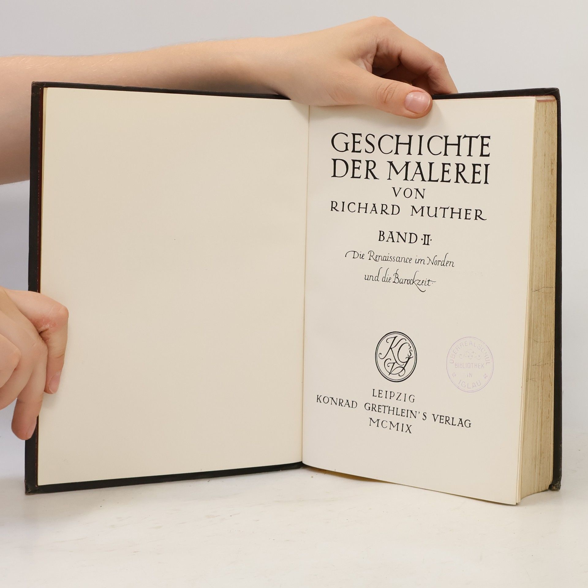 Richard Muther Geschichte der Malerei II