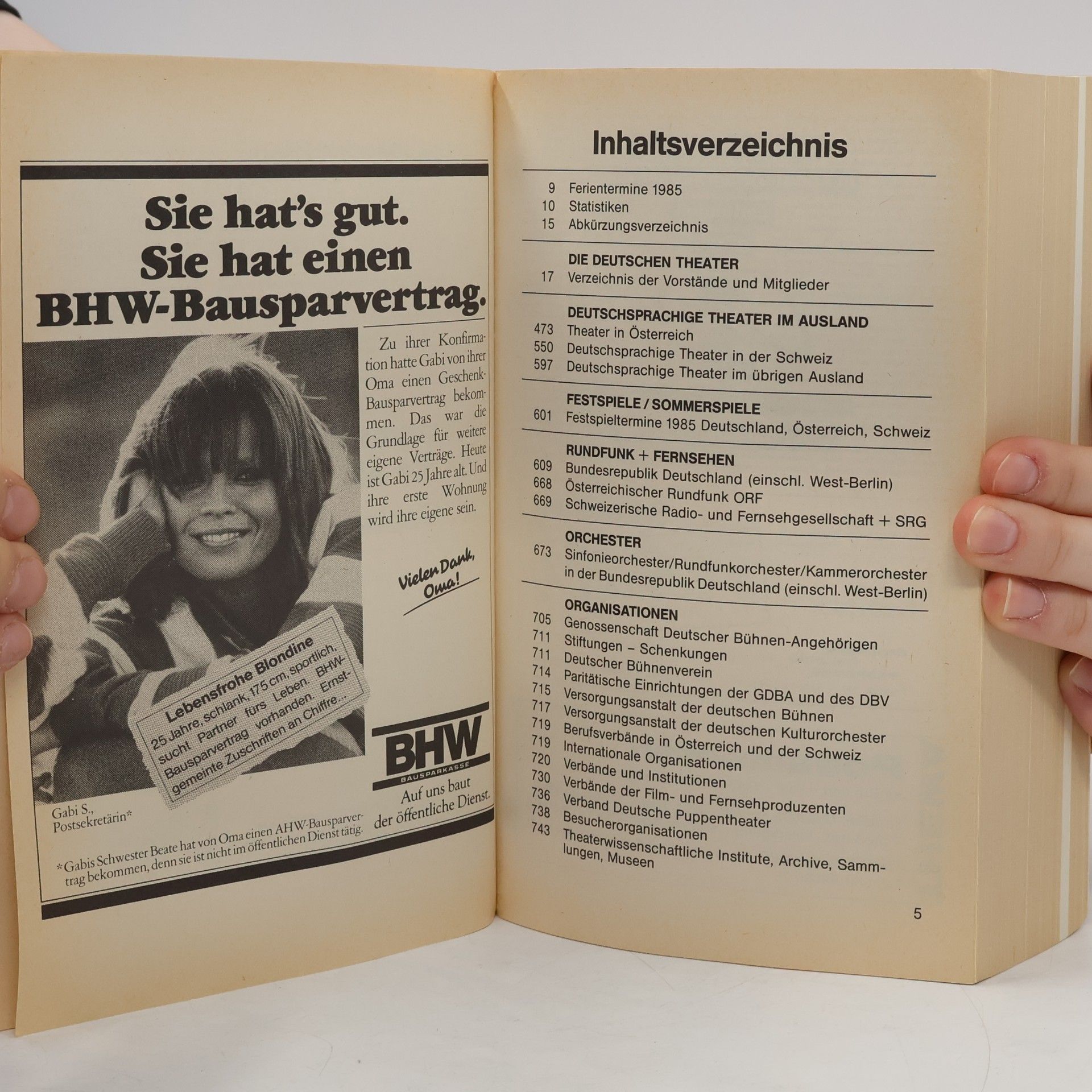 Autorenkollektiv Deutsches Bühnen Jahrbuch 1985