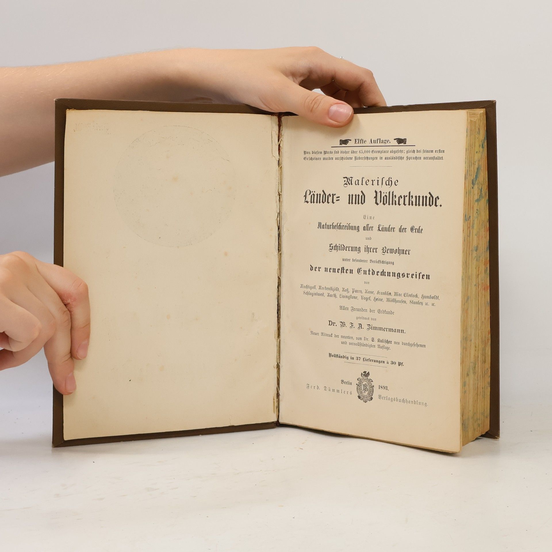 W. F. A. Zimmermann Malerische Länder- und Völkerkunde