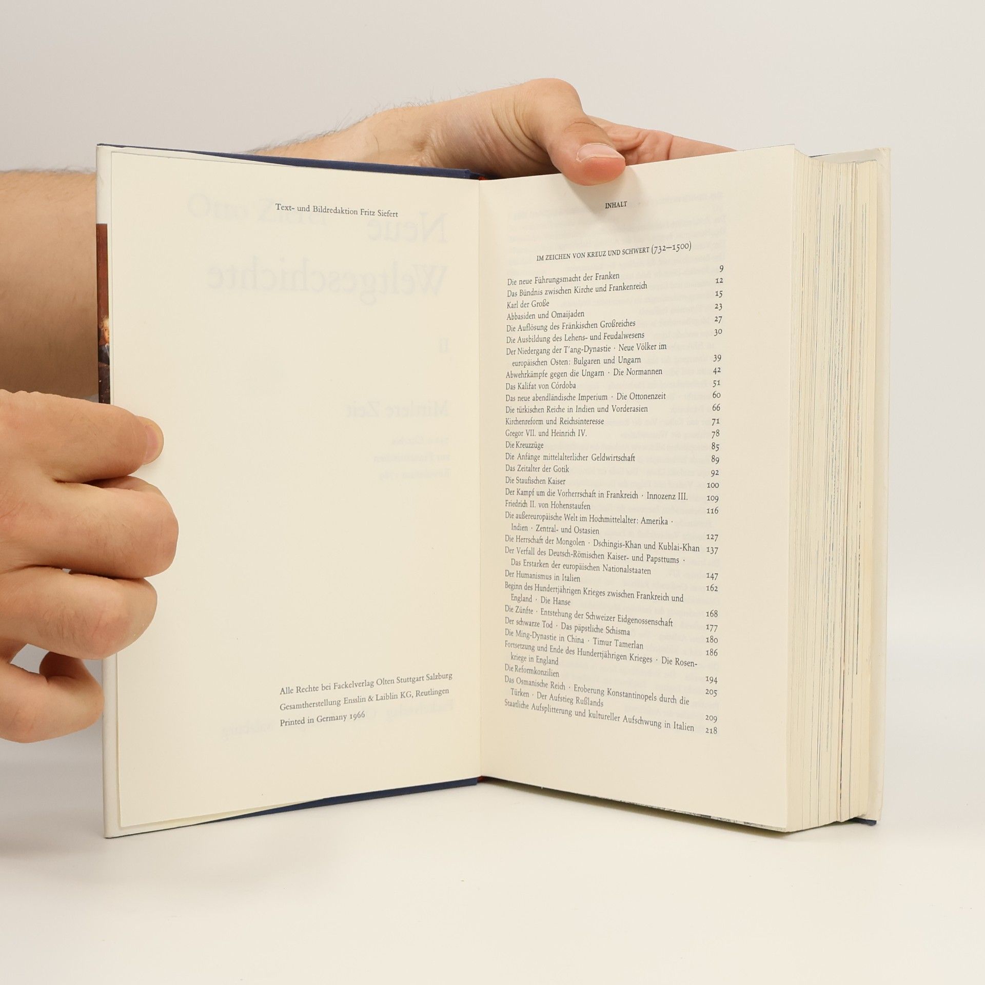 Otto Zierer Neue Weltgeschichte II. Mittlere Zeit