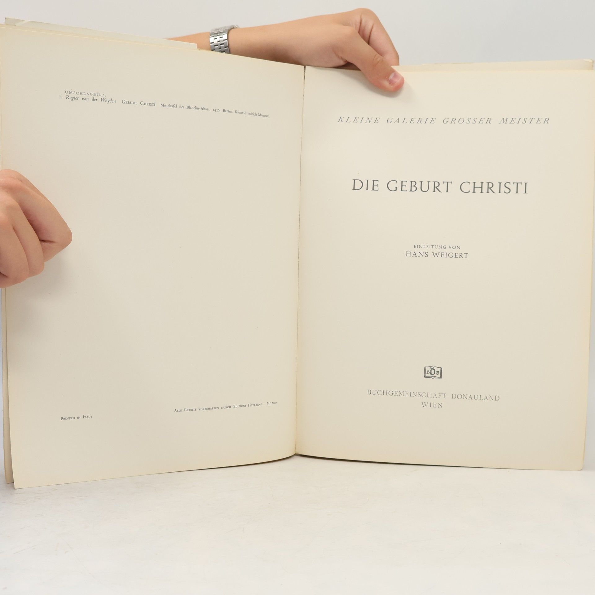 Hans Weigert Die Geburt Christi