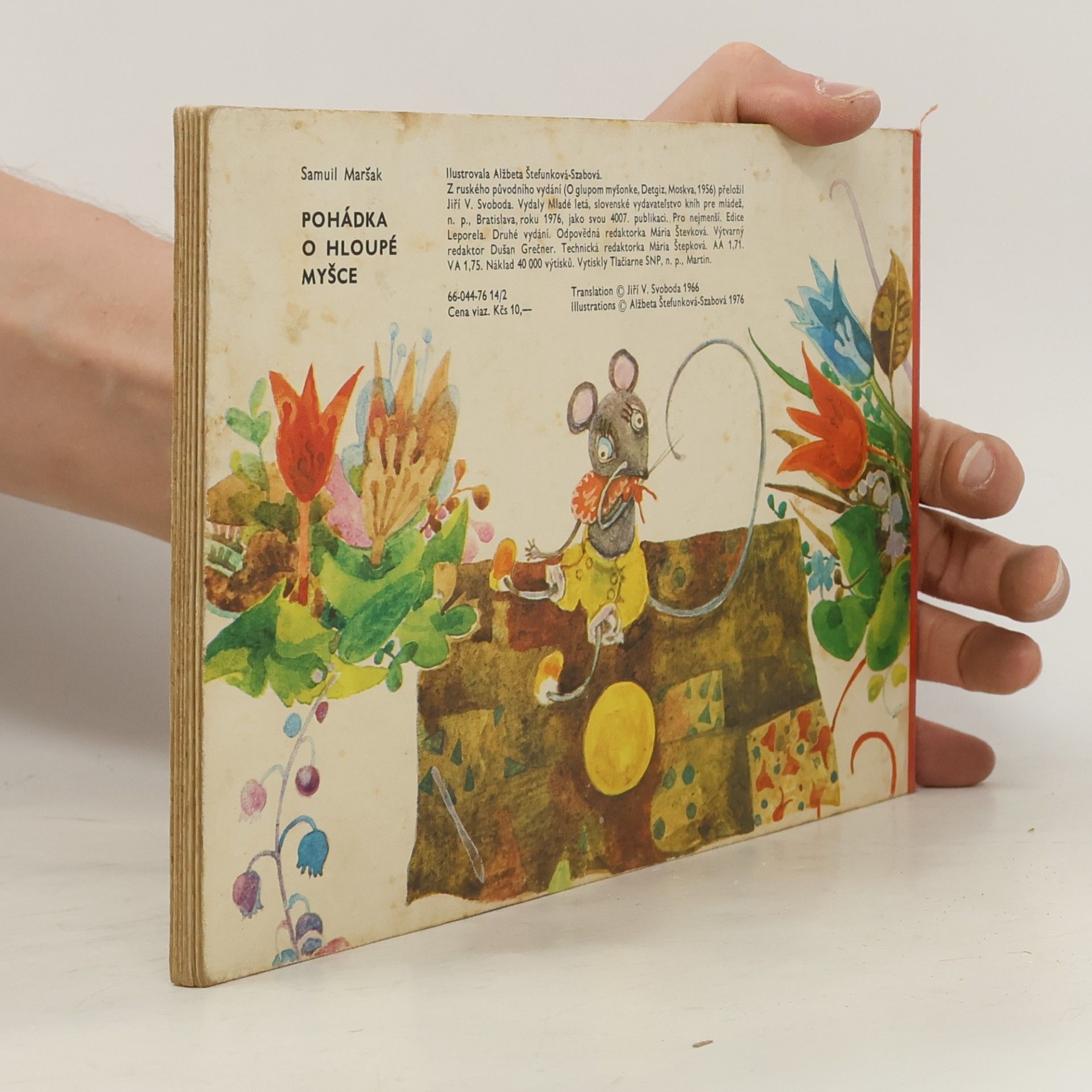 Alžbeta Štefunková-Szabová Pohádka o hloupé myšce