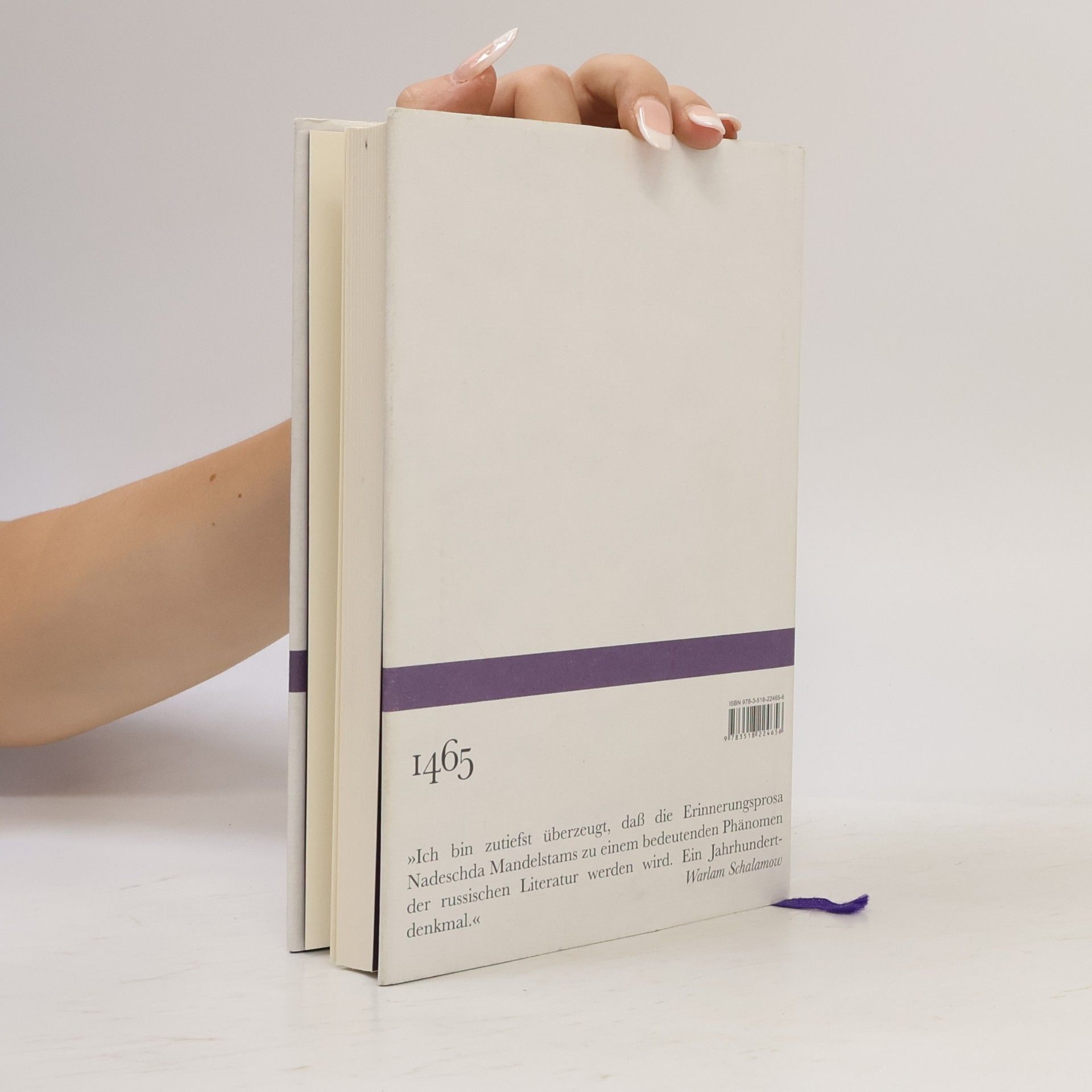 Nadežda Jakovlevna Mandel štam Bibliothek Suhrkamp: Erinnerungen an Anna Achmatowa