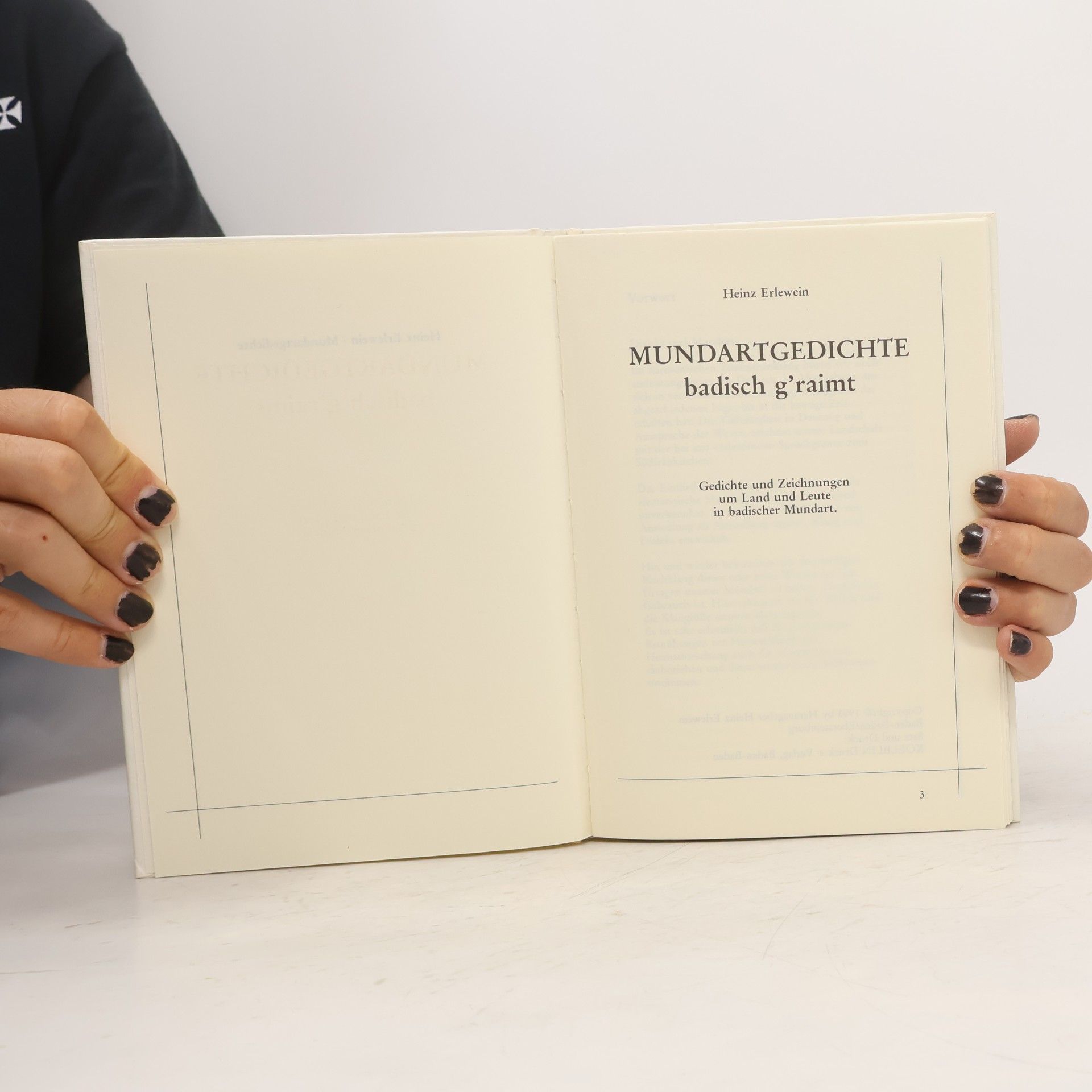Heinz Erlewein Mundartgedichte badisch g´raimt