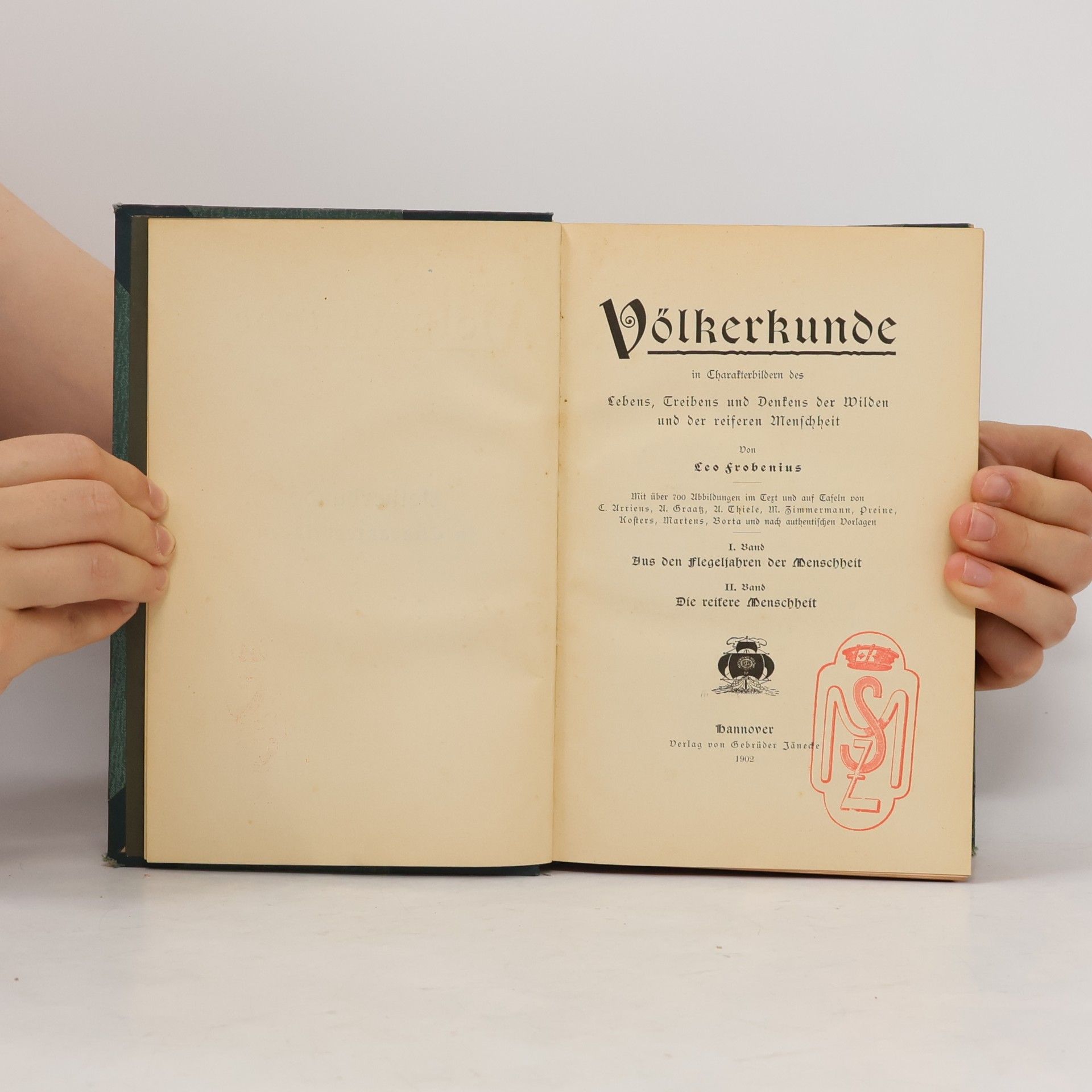Leo Frobenius Völkerkunde in Charakterbildern