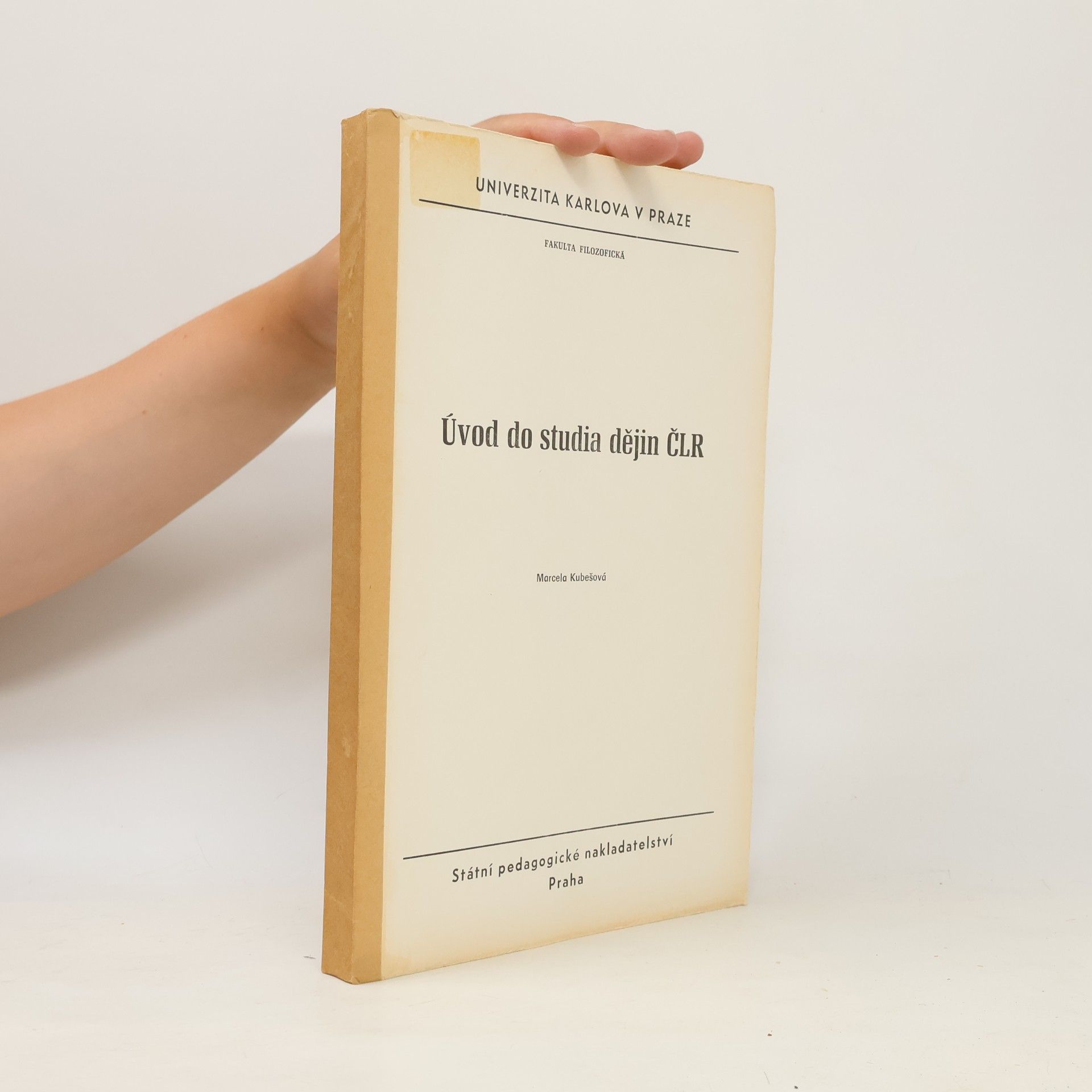 Úvod do studia dějin ČLR