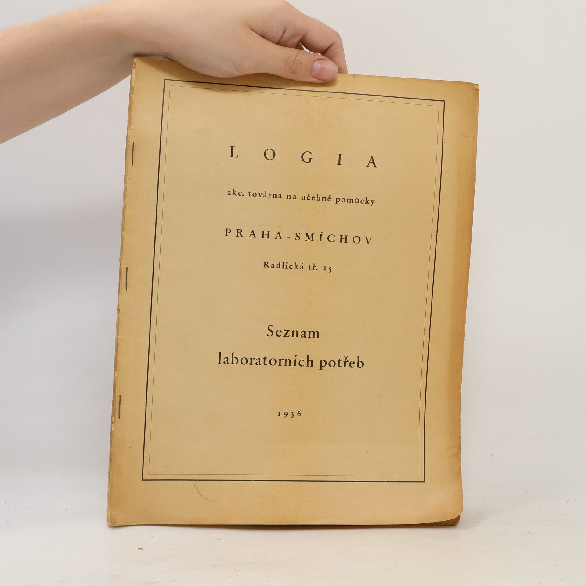 kolektiv Seznam laboratorních potřeb