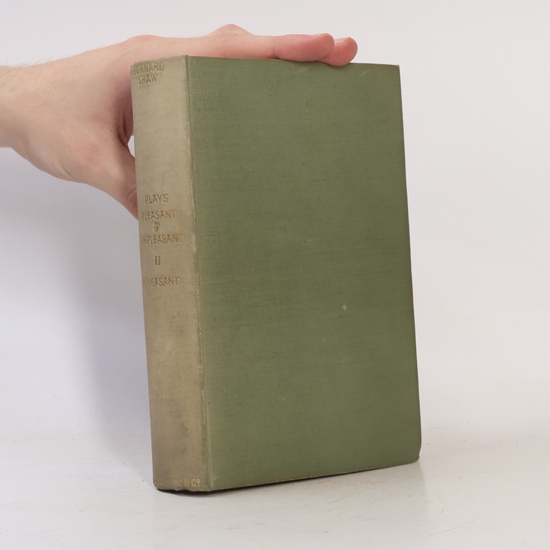 George B. Shaw Plays, Pleasant & Unpleasant II