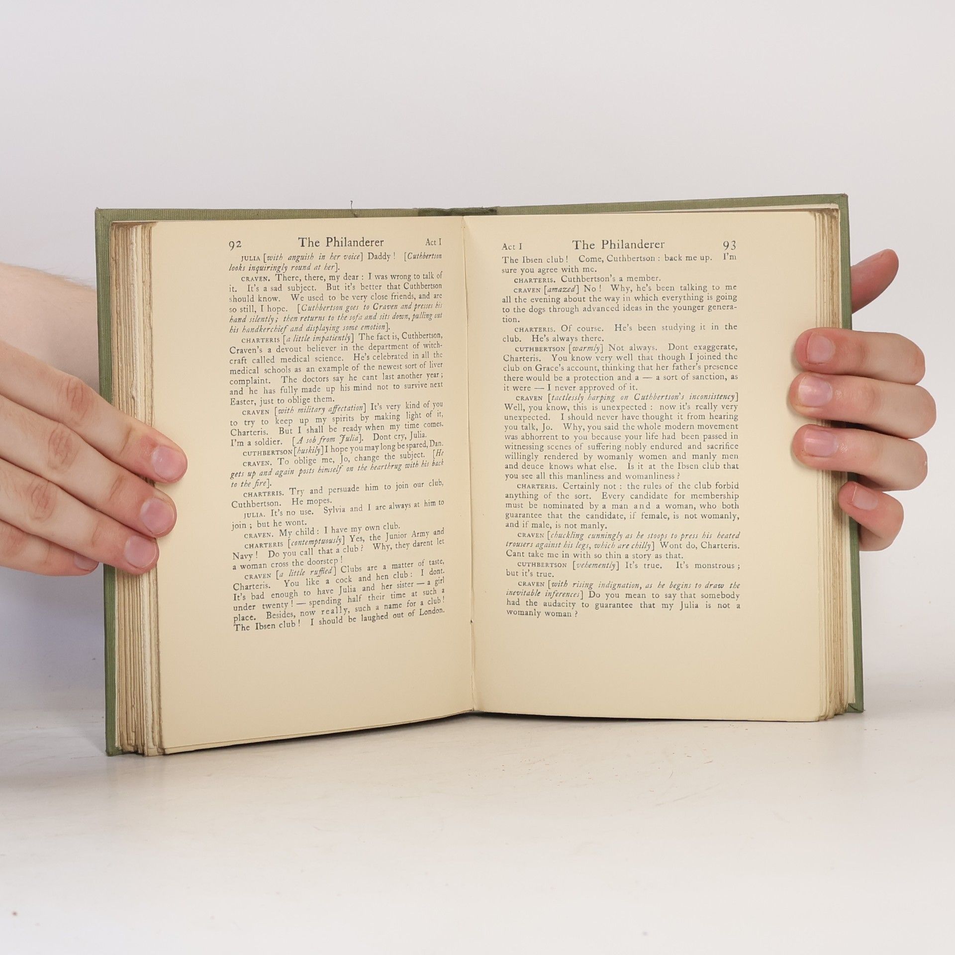 George Bernard Shaw Plays Pleasant And Unpleasant. First Volume