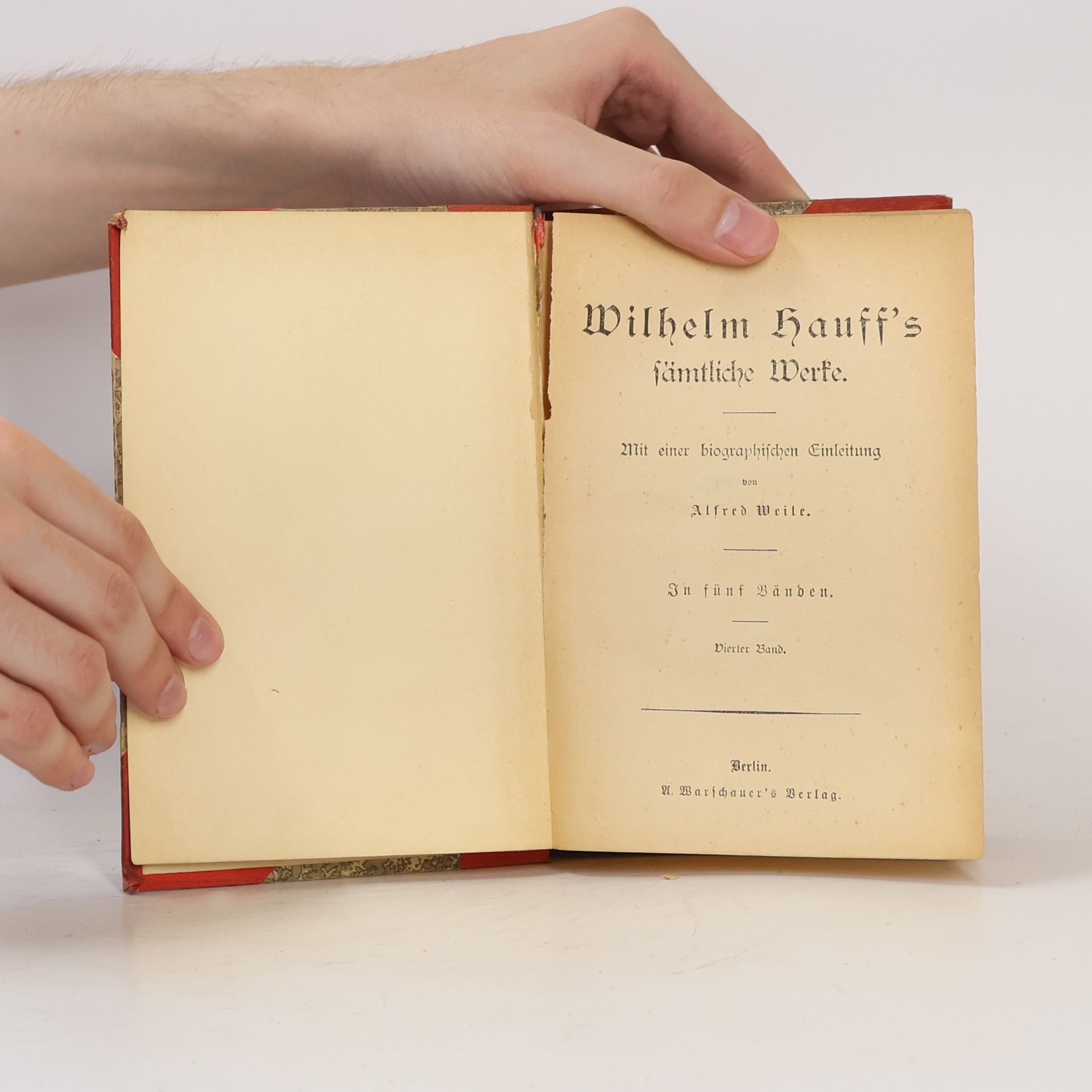 Wilhelm Hauff Sämtliche Werke 4