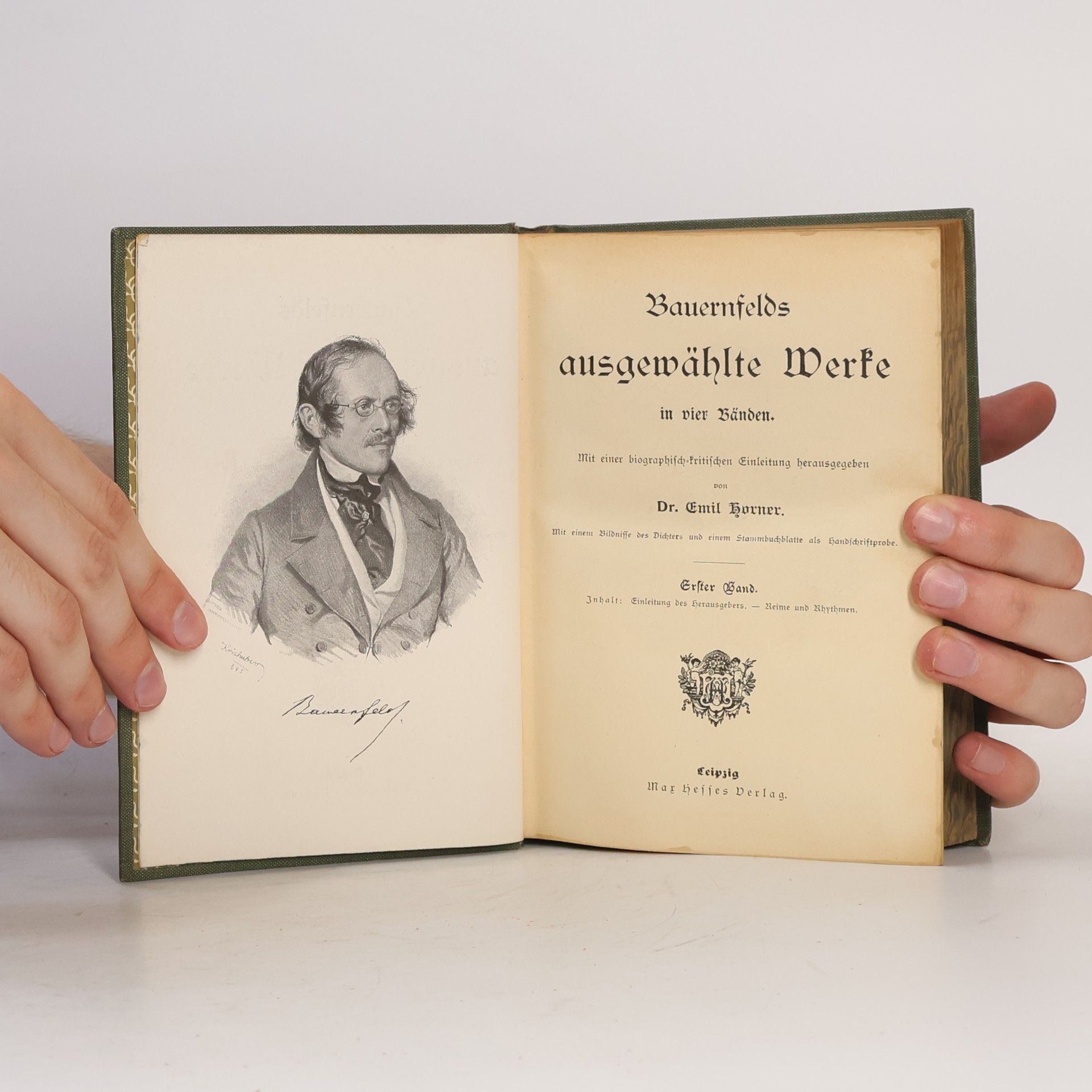 Eduard von Bauernfeld Ausgewählte Werke 1