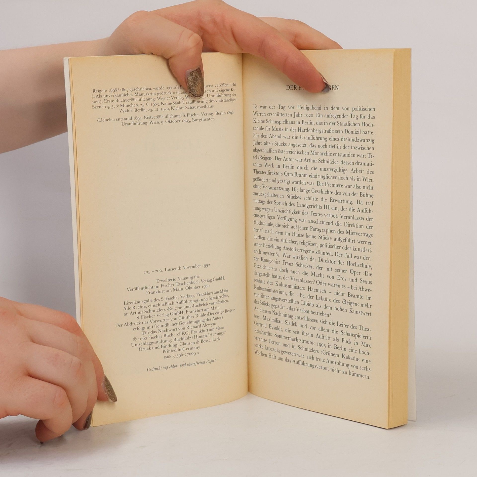 Arthur Schnitzler Reigen. Liebelei