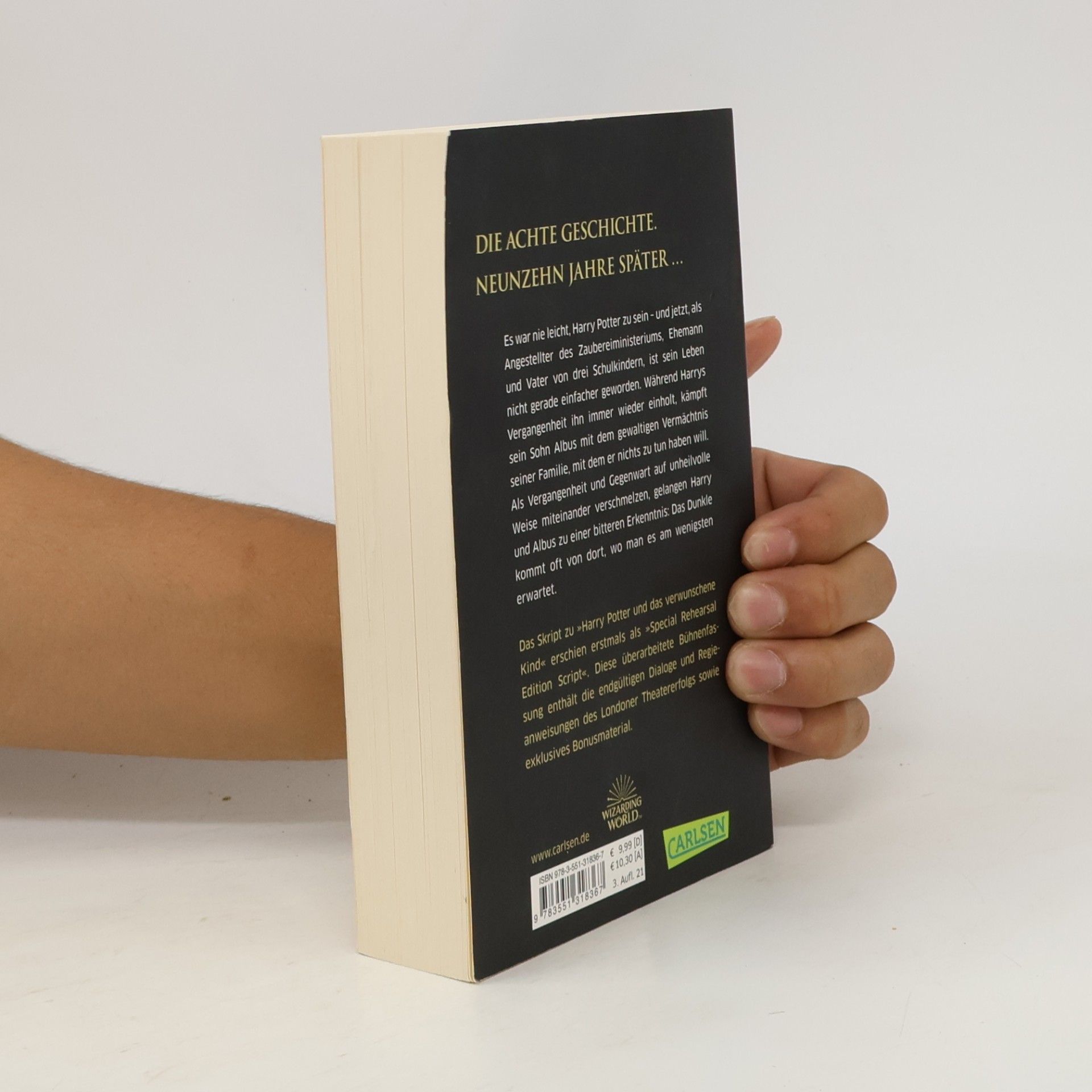 John Tiffany Harry Potter und das verwunschene Kind