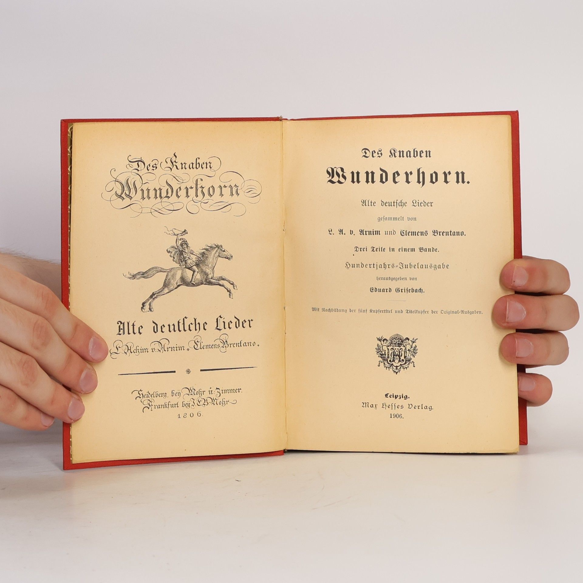 Achim von Arnim Des knaben Wunderhorn