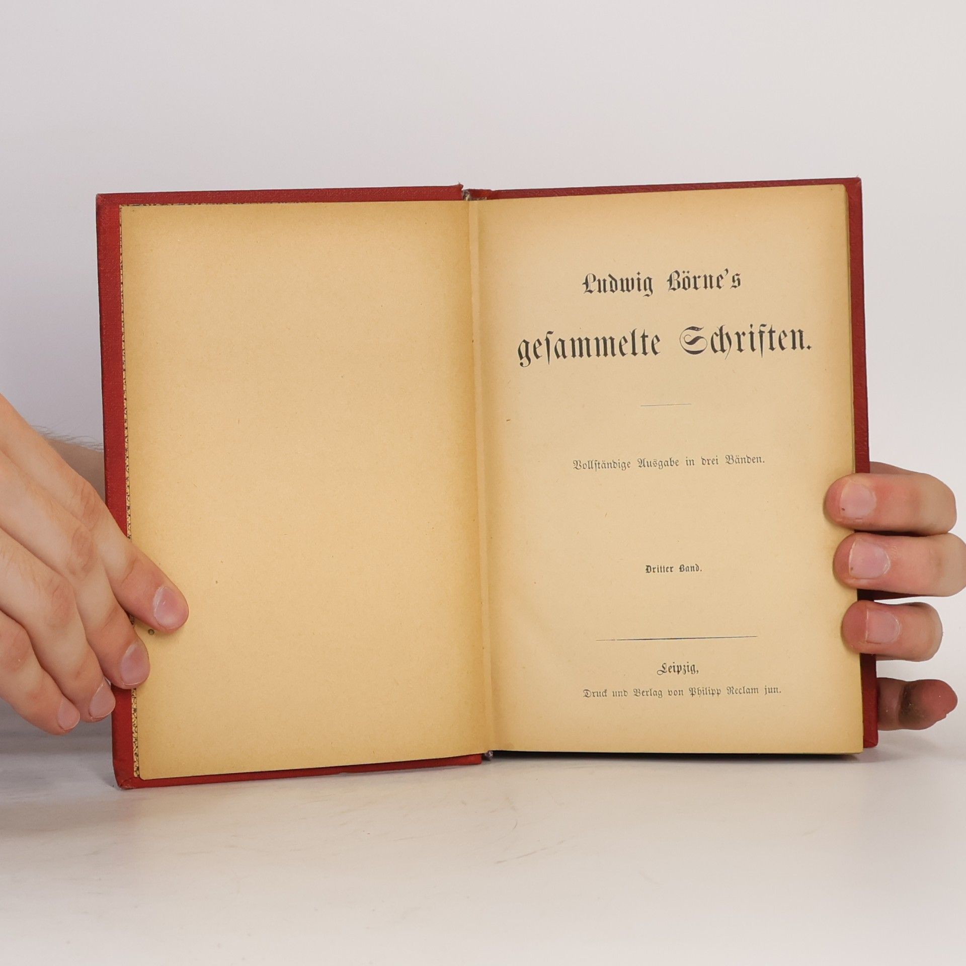 Ludwig Börne Ludwig Börne’s gesammelte Schriften 3