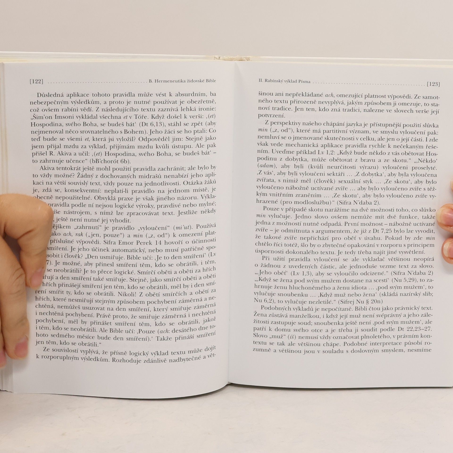 Günter Stemberger Hermeneutika židovské Bible a starého zákona