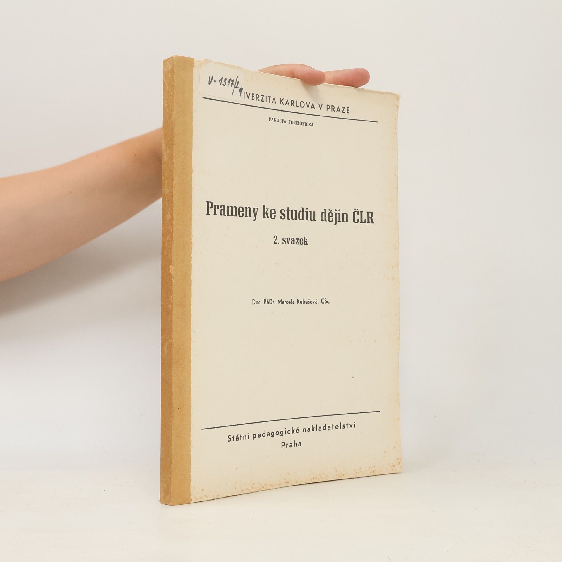 Collectif d'auteurs Prameny ke studiu dějiny ČLR 2