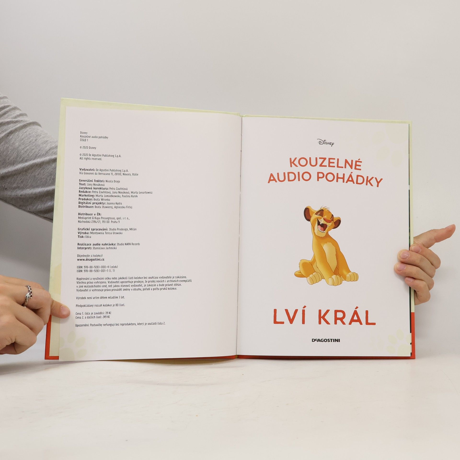 Auteurscollectief Kouzelné audio pohádky 1. Lví král