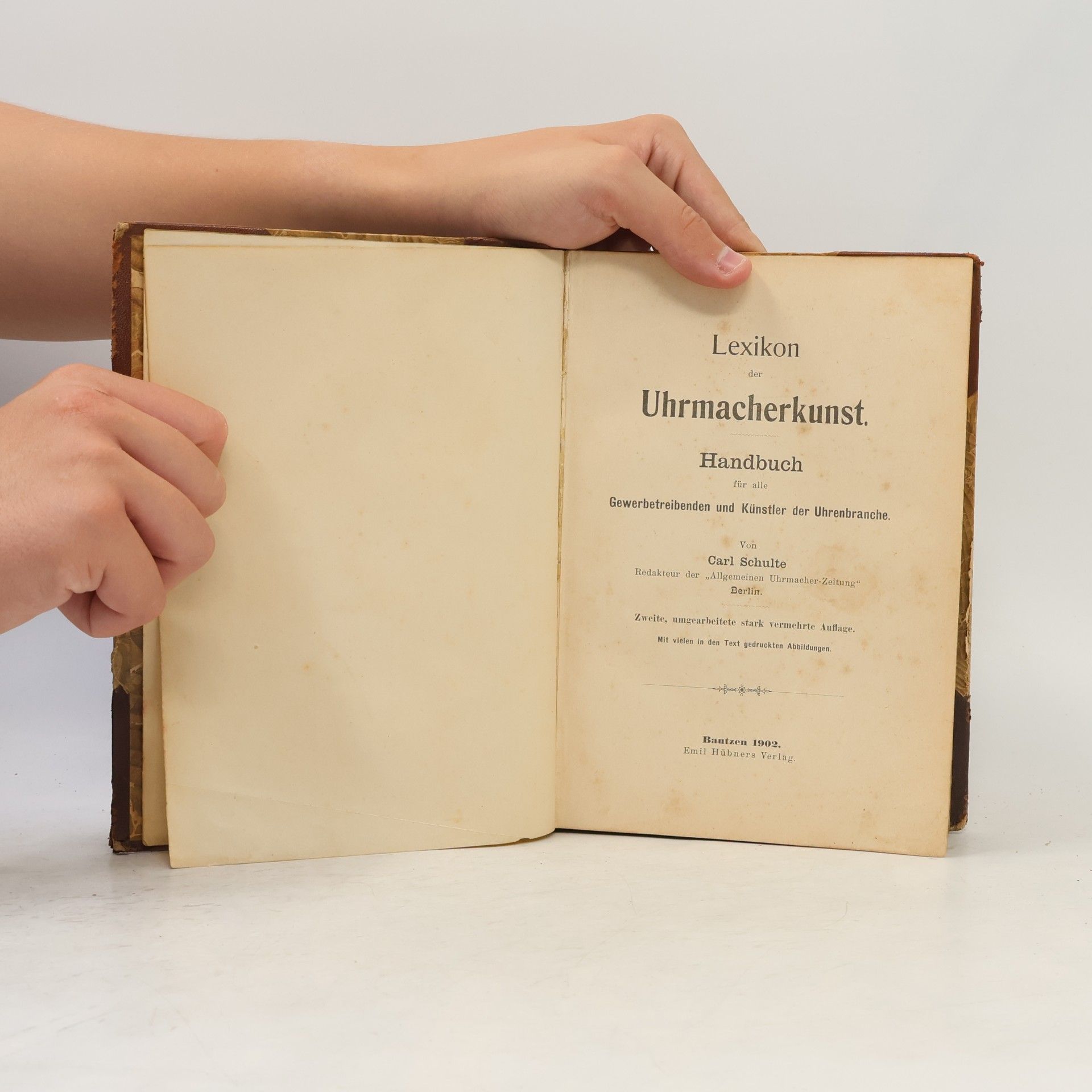 Carl Schulte Lexikon der Uhrmacherkunst