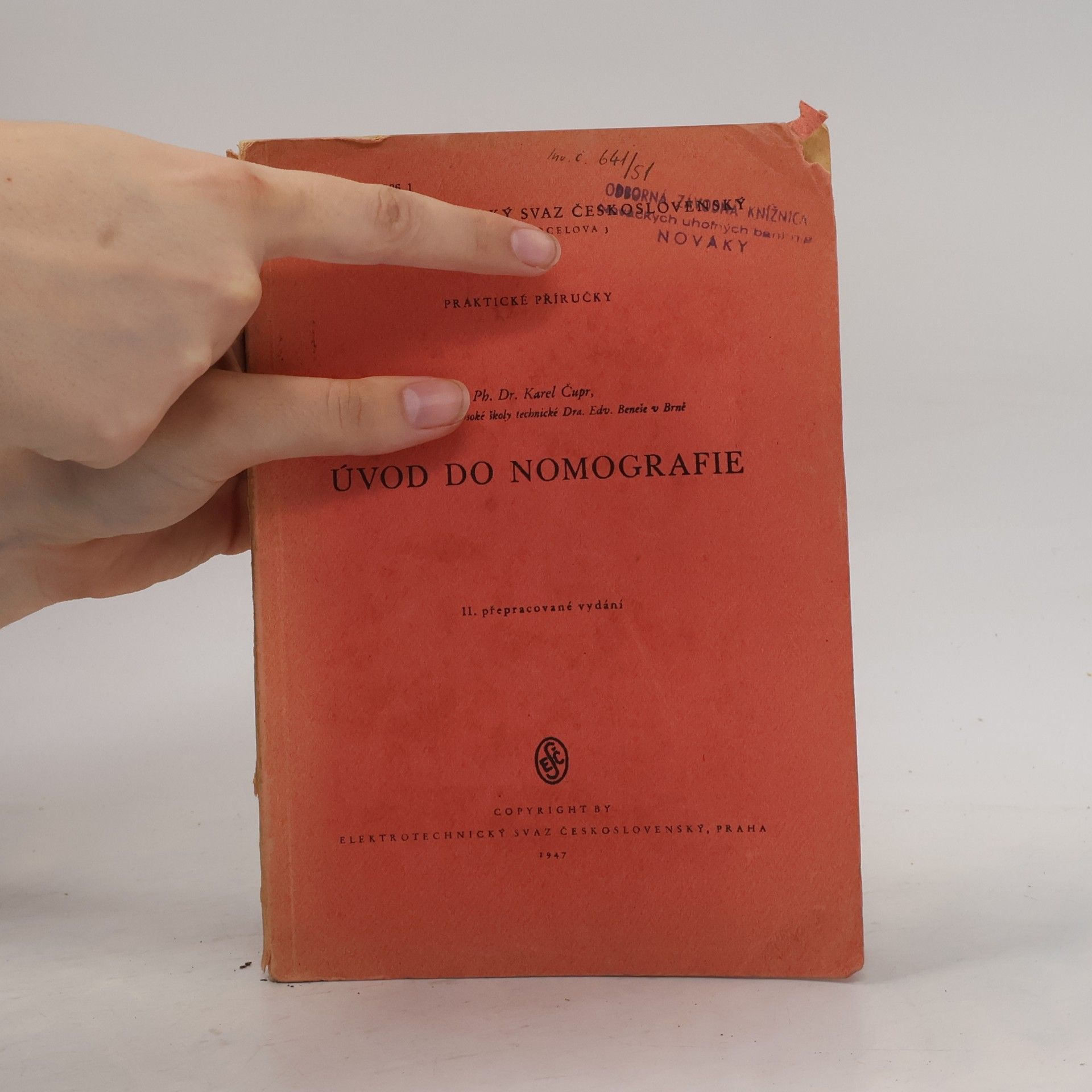 Čupr Karel Úvod do nomografie